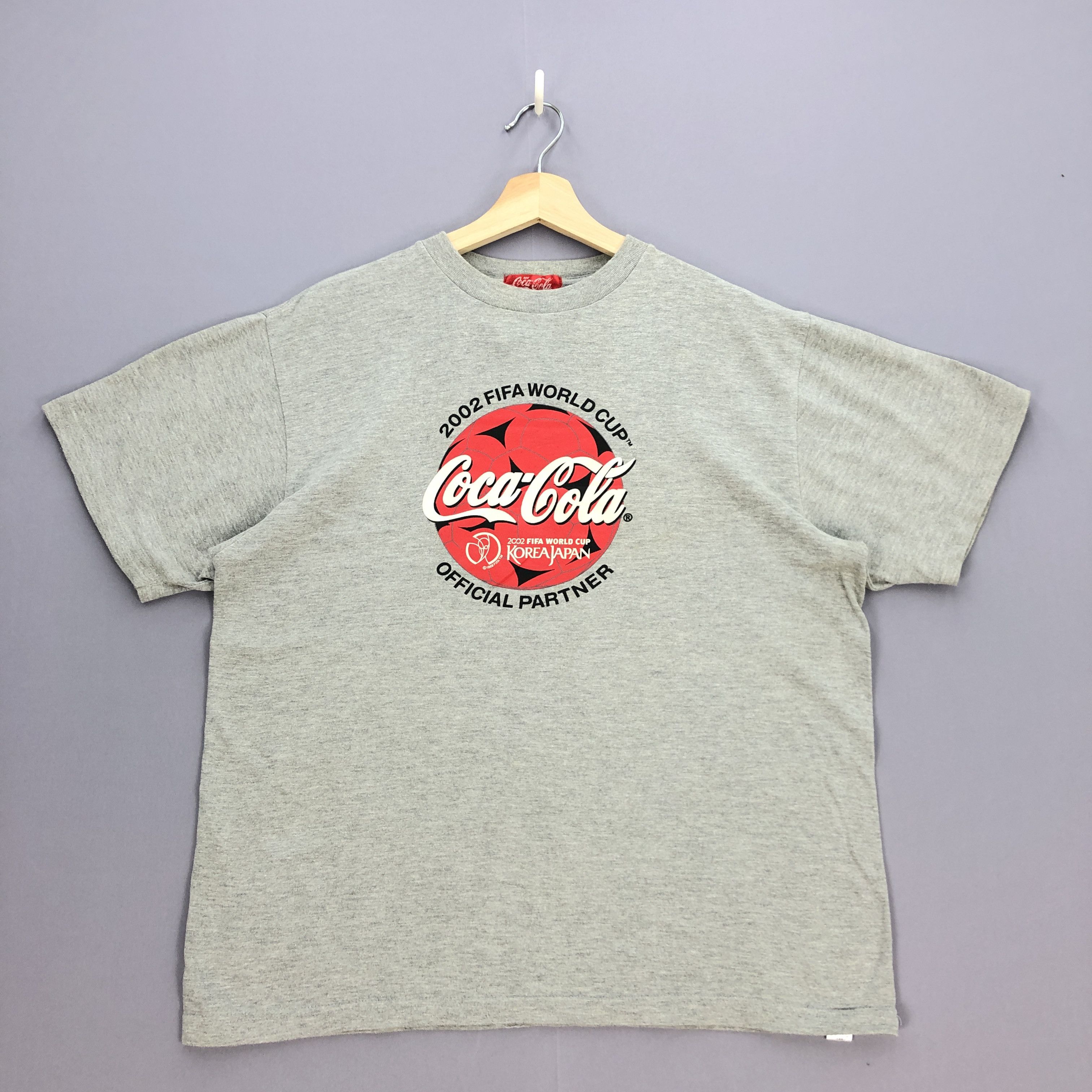 Coca Cola Vintage Coca Cola T Shirt 2002 Fifa World Cup Coke Tees Size US XL / EU 56 / 4 - 1 Thumbnail