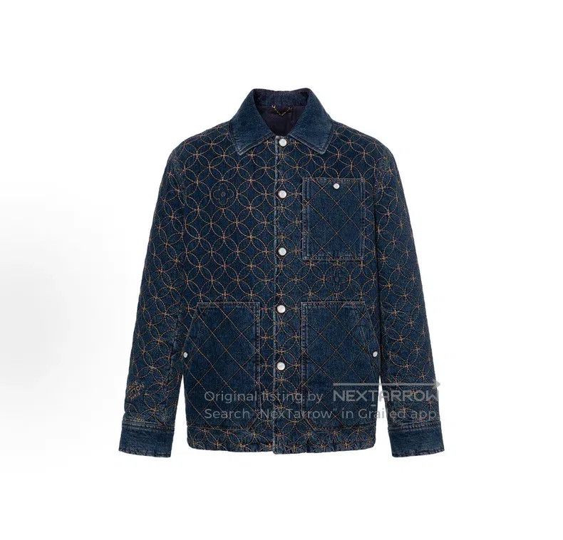 Louis Vuitton Louis Vuitton Nigo Co-Branded Single Breasted Quilted Jack Size US M / EU 48-50 / 2 - 2 Thumbnail