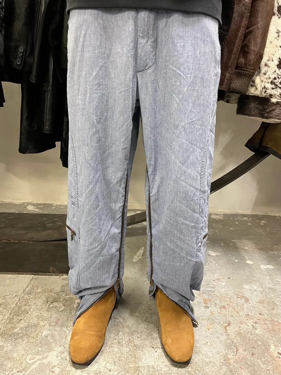 Dolce & Gabbana × Vintage SS2003 Dolce & Gabbana Cargo Full Zip Light Pants Size US 32 / EU 48 - 2 Thumbnail