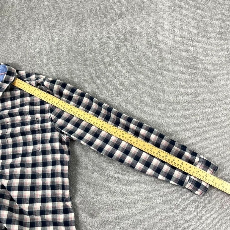 FatFace Fat Face Shirt Mens XL Regular Blue White Plaid Button Up Flannel Size US XL / EU 56 / 4 - 5 Thumbnail