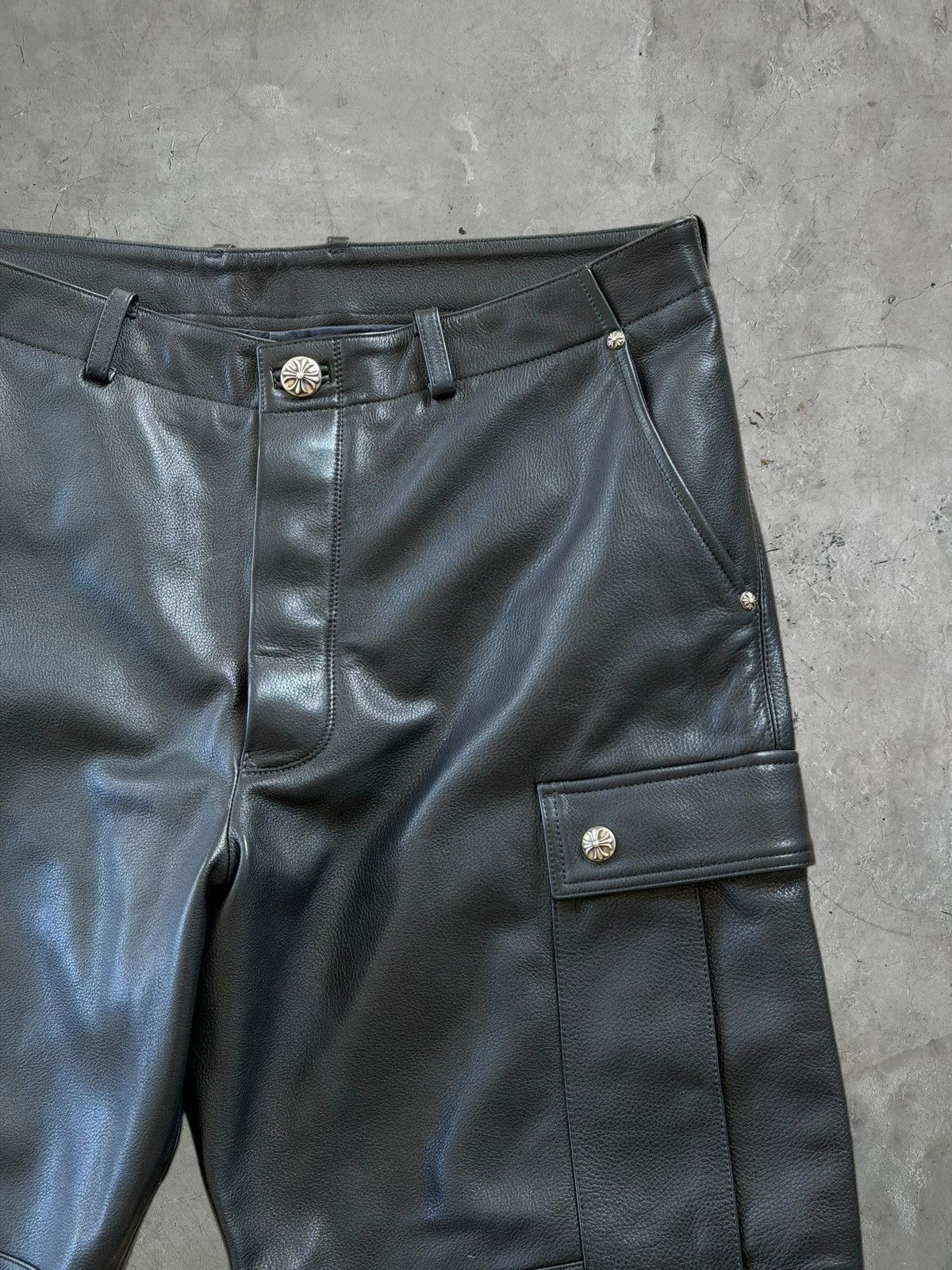 Chrome Hearts Chrome Hearts Leather Cargo Pants Size US 36 / EU 52 - 5 Thumbnail