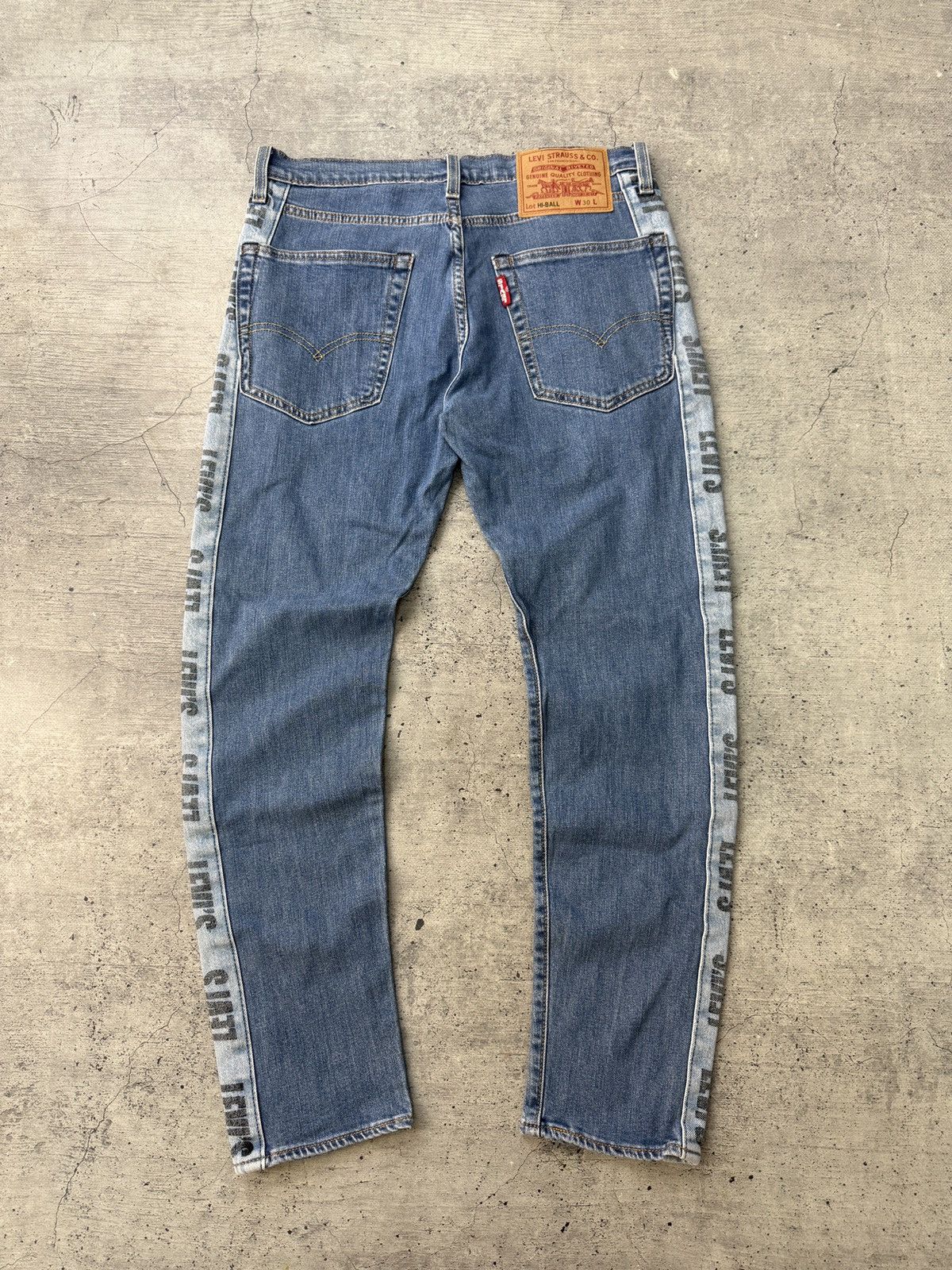Levi's Vintage Levi’s Big E Hi Ball Light Blue Denim Jeans 30x30 Size US 30 / EU 46 - 2 Thumbnail