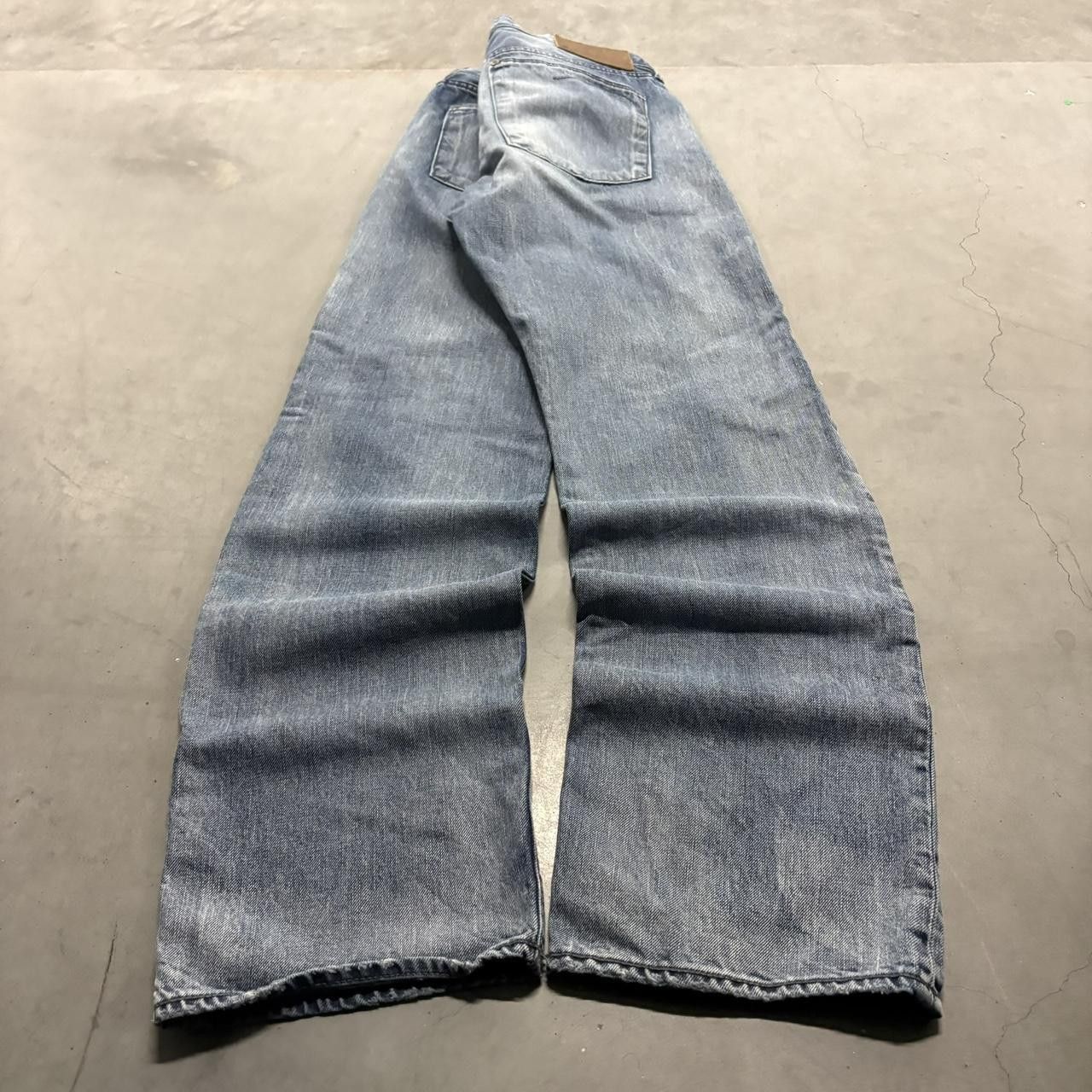 Vintage Crazy Vintage Y2K/2000s Baggy Tall Sliq Skater Style Medium Wash Denim Jeans! Size US 34 / EU 50 - 4 Thumbnail