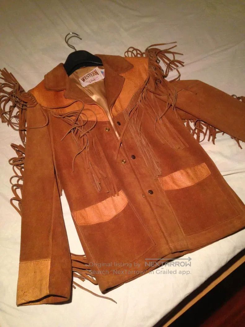 Schott Schott Fringed suede jacket cowhide denim Size US XS / EU 42 / 0 - 2 Thumbnail