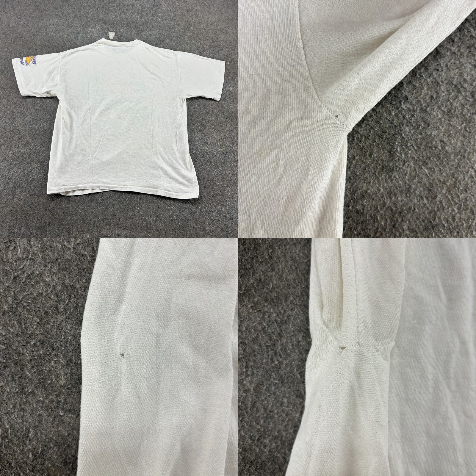 Vintage VINTAGE Good Guys Shirt Mens XL White Car Show Single Stitch Distressed 1990 90s Shirt Men White 90s Cars Size US XL / EU 56 / 4 - 8 Thumbnail