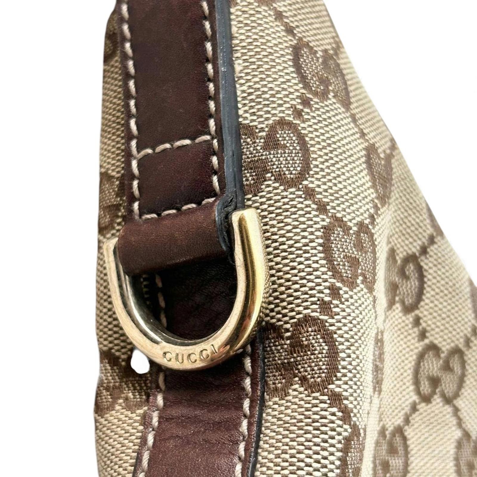Other Gucci - Monogram Canvas Leather Shoulder Bag Size ONE SIZE - 4 Thumbnail