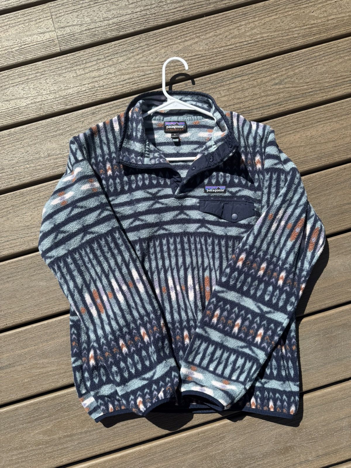 Patagonia Patagonia Synchilla Snap Pullover Sweatshirt Jacket Kuta Kla Size US S / EU 44-46 / 1 - 2 Thumbnail