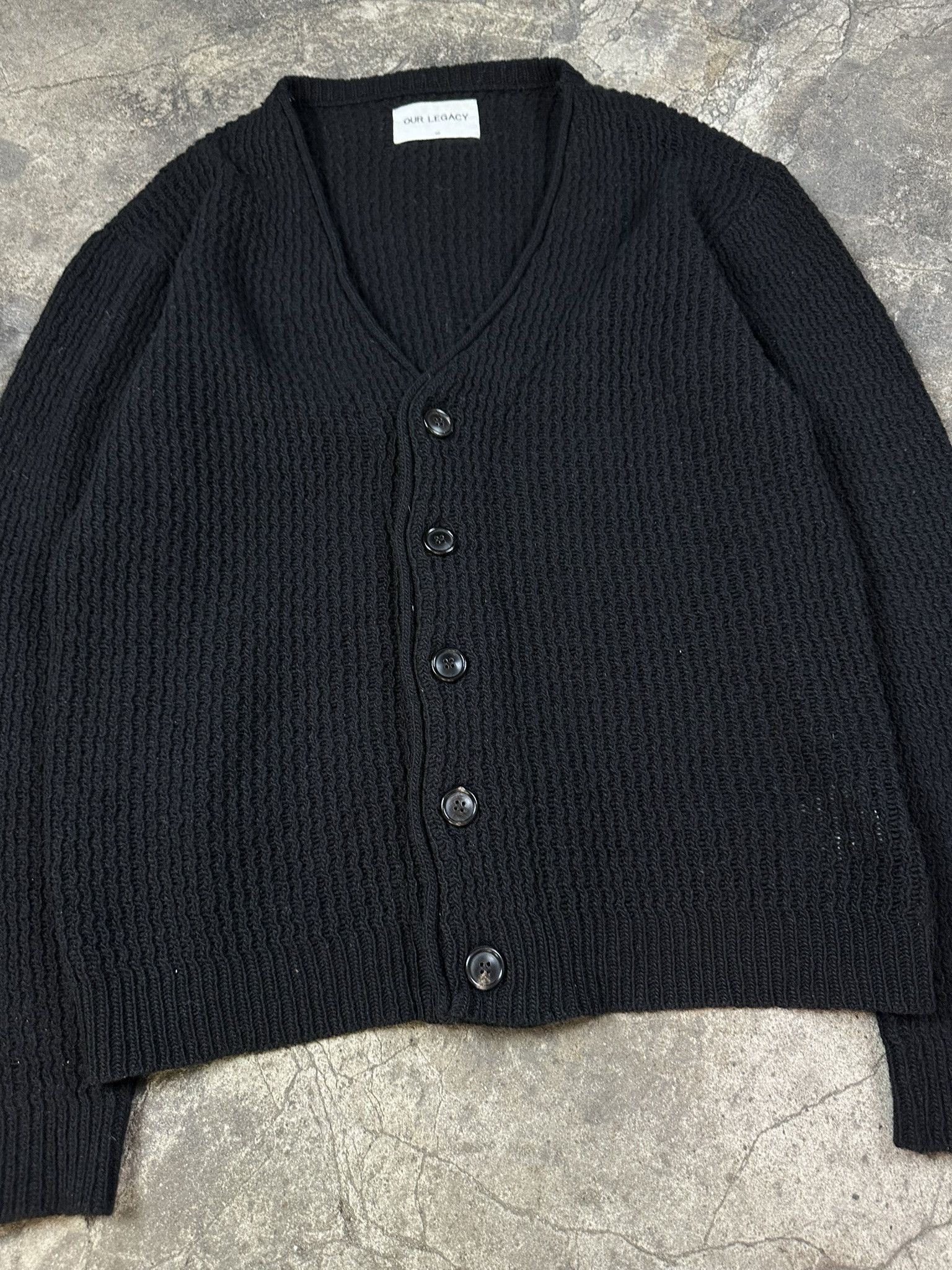 Our Legacy Our Legacy Wool Knit Cardigan Boxy Size US M / EU 48-50 / 2 - 2 Thumbnail