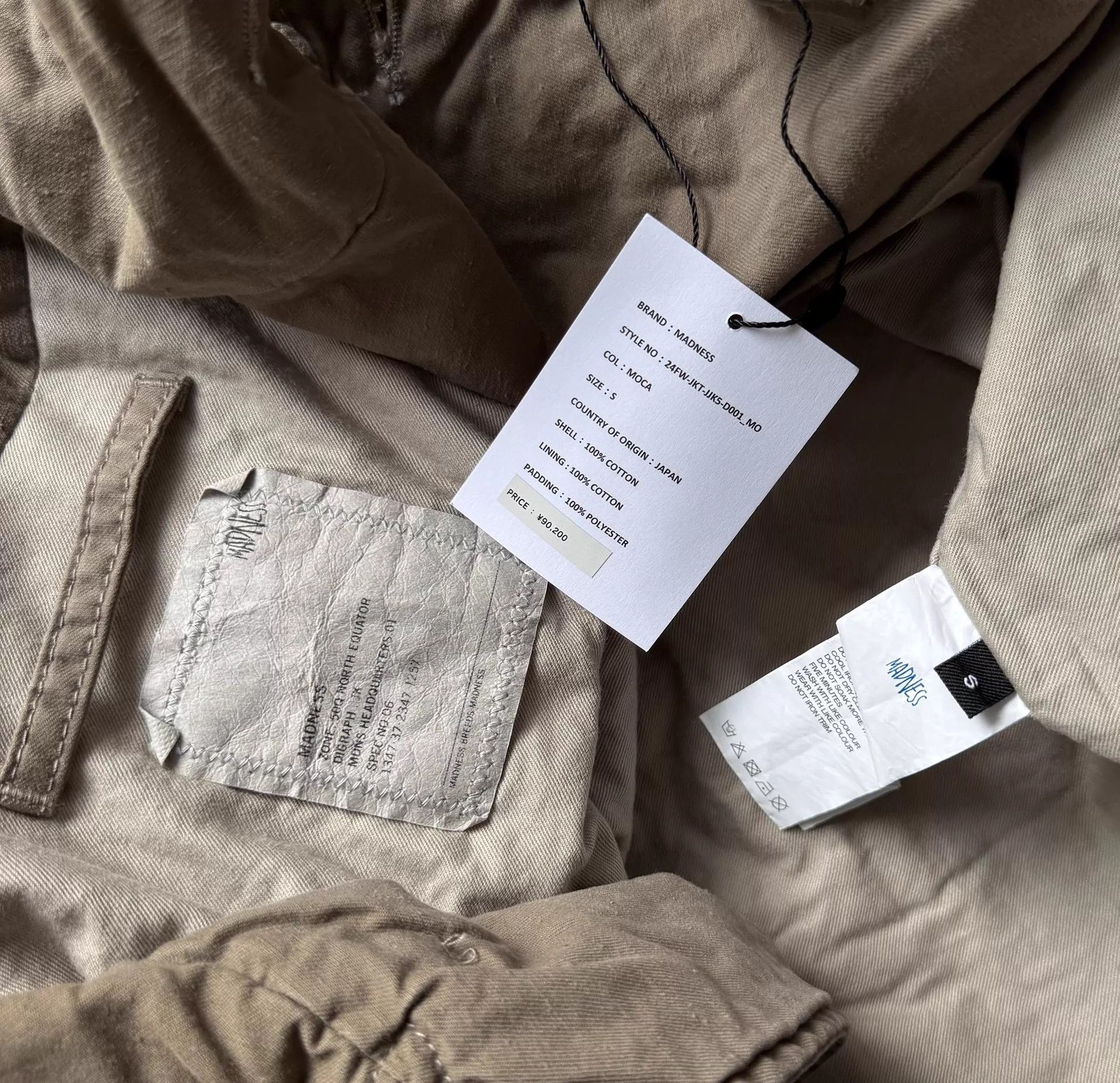 Madness MDNS 24AW REGENERATED N-4 DECK JKT Vintage Washed S Size US S / EU 44-46 / 1 - 9 Thumbnail