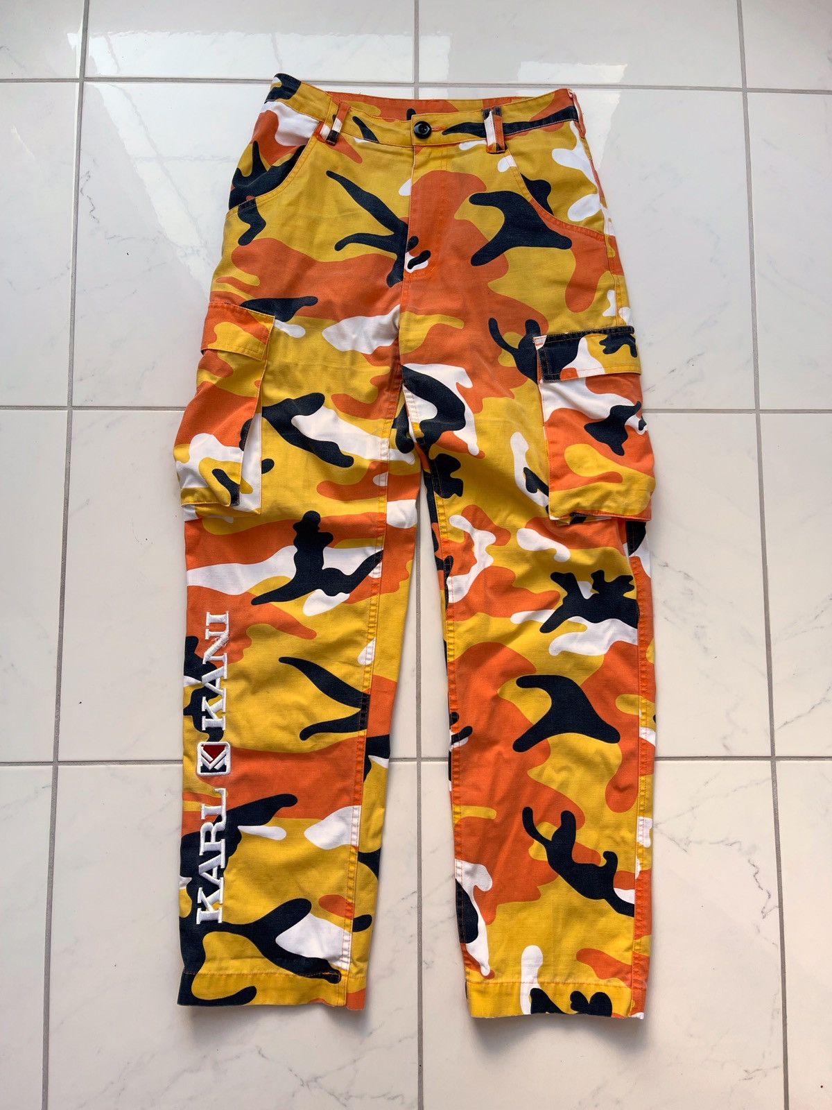 Karl Kani × Vintage 🔥Vintage Y2k Karl Kani Camouflage Cargo Pants Size US 32 / EU 48 - 1 Thumbnail