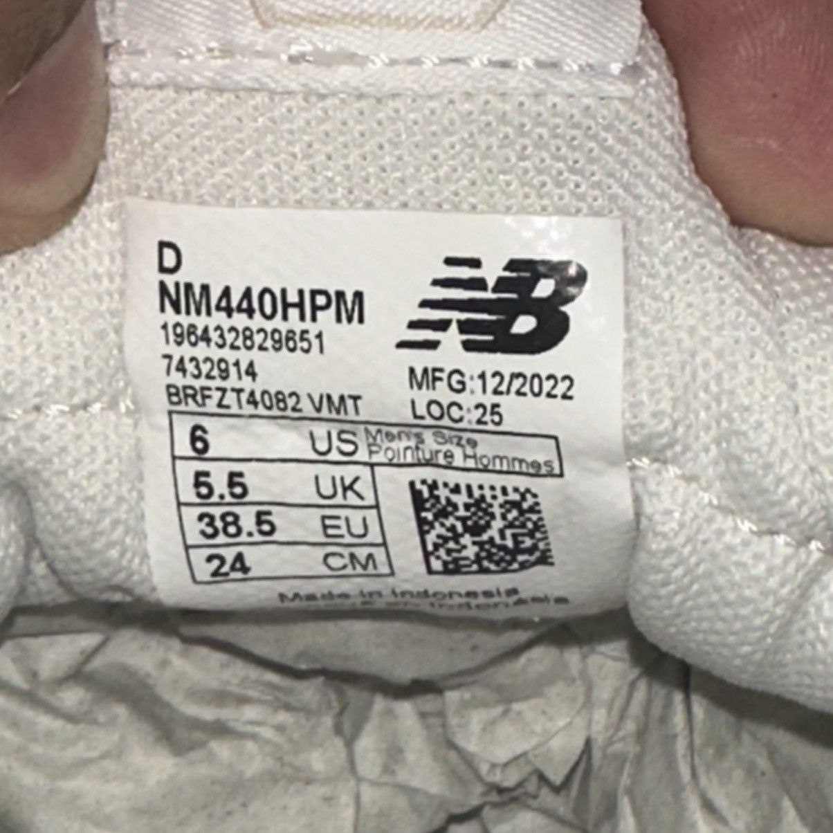 New Balance Size 6 (7.5W) - New Balance Numeric 440 High “Triple White” Size US 6 / EU 39 - 6 Thumbnail