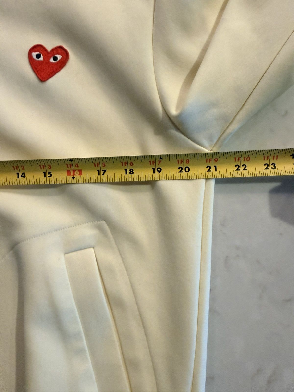 Comme des Garcons Comme des Garçons Play Red Heart Patch Zip-Up Hoodie Size M / US 6-8 / IT 42-44 - 5 Thumbnail