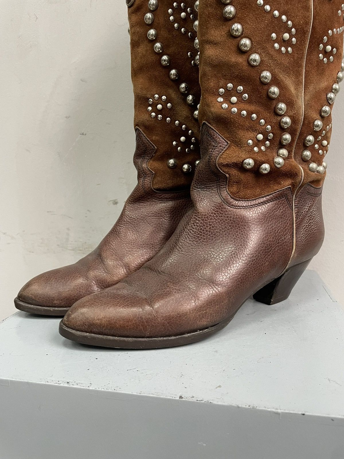 Western Rise If six was nine style western studded boots western style Size US 7.5 / EU 40-41 - 4 Thumbnail