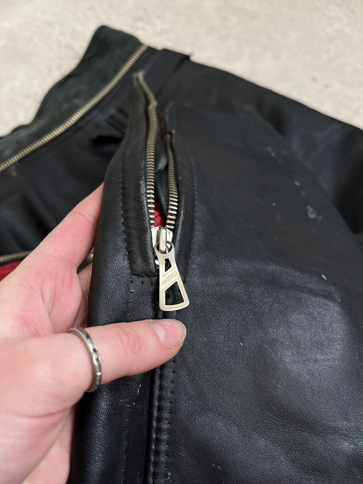 14th Addiction Avantgarde zipper moto racing leather pants balenciaga style Size US 31 - 10 Thumbnail