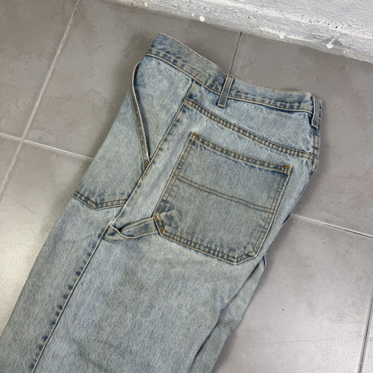 Levi's 1990s Levis - Washed Blue Wide Jeans Size US 30 / EU 46 - 7 Thumbnail