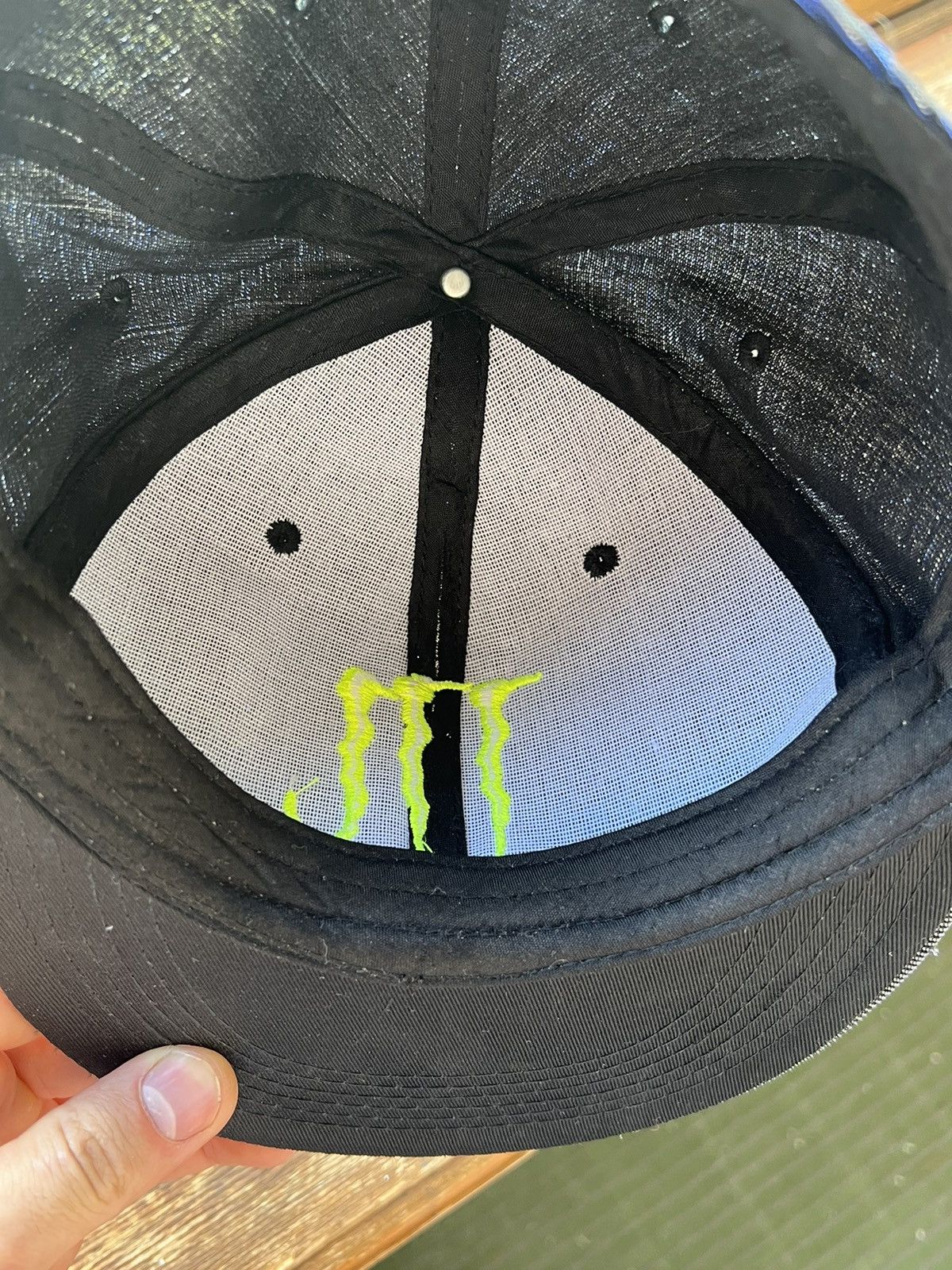 Vintage Vintage Y2K Affliction Style Monster Energy Reflective Cap Size ONE SIZE - 18 Thumbnail