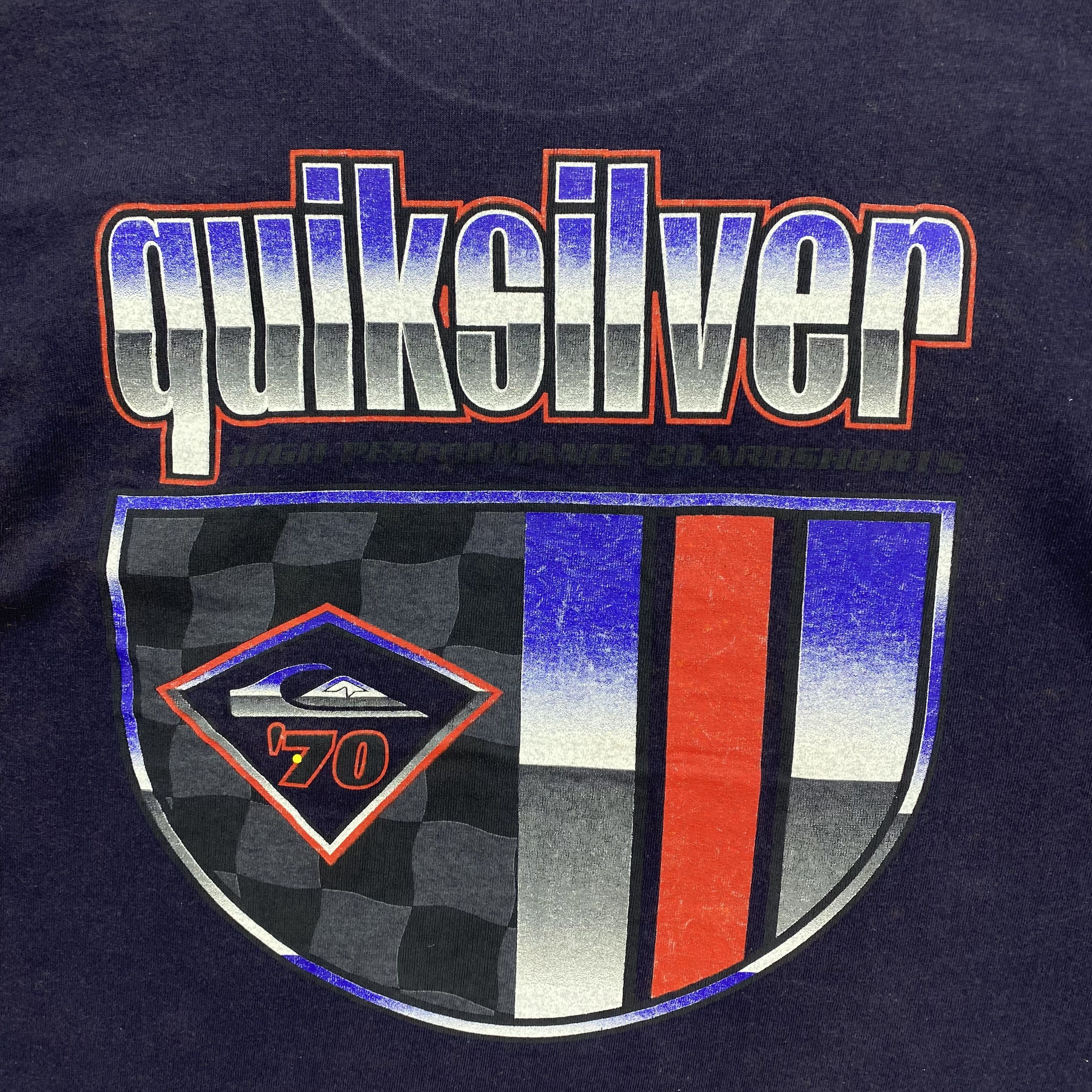 Quiksilver Vintage 90s Quiksilver Tshirt Surfwear Snowboarding Skater Size US M / EU 48-50 / 2 - 4 Thumbnail
