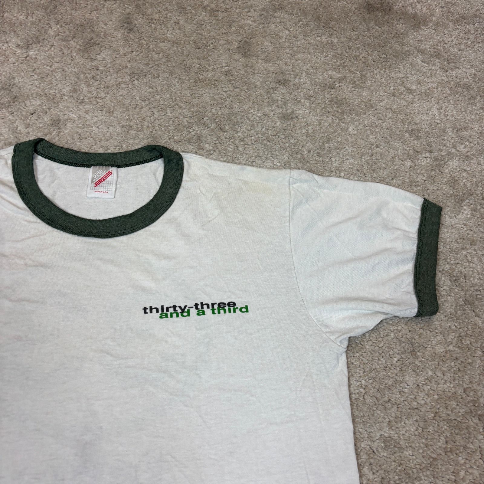 Jerzees Vintage 70s 33 1/3 RPM Vinyl Records LPs Ringer Shirt Large Size US L / EU 52-54 / 3 - 3 Thumbnail