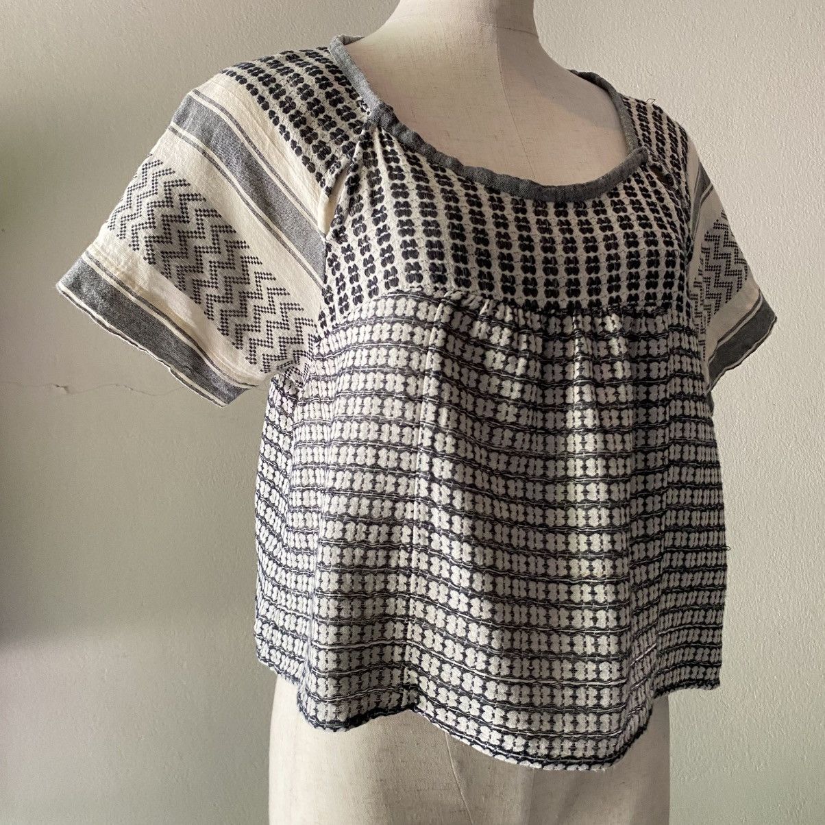 Designer ÉTOILE ISABEL MARANT Boho Woven Crop Top Size S / US 4 / IT 40 - 19 Thumbnail