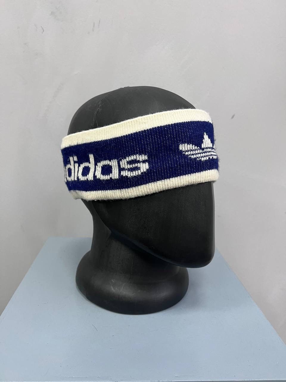 Adidas × Vintage SALE💣💣 VINTAGE 80s ADIDAS WEST GERMANY KNITED HAT Size ONE SIZE - 1 Thumbnail