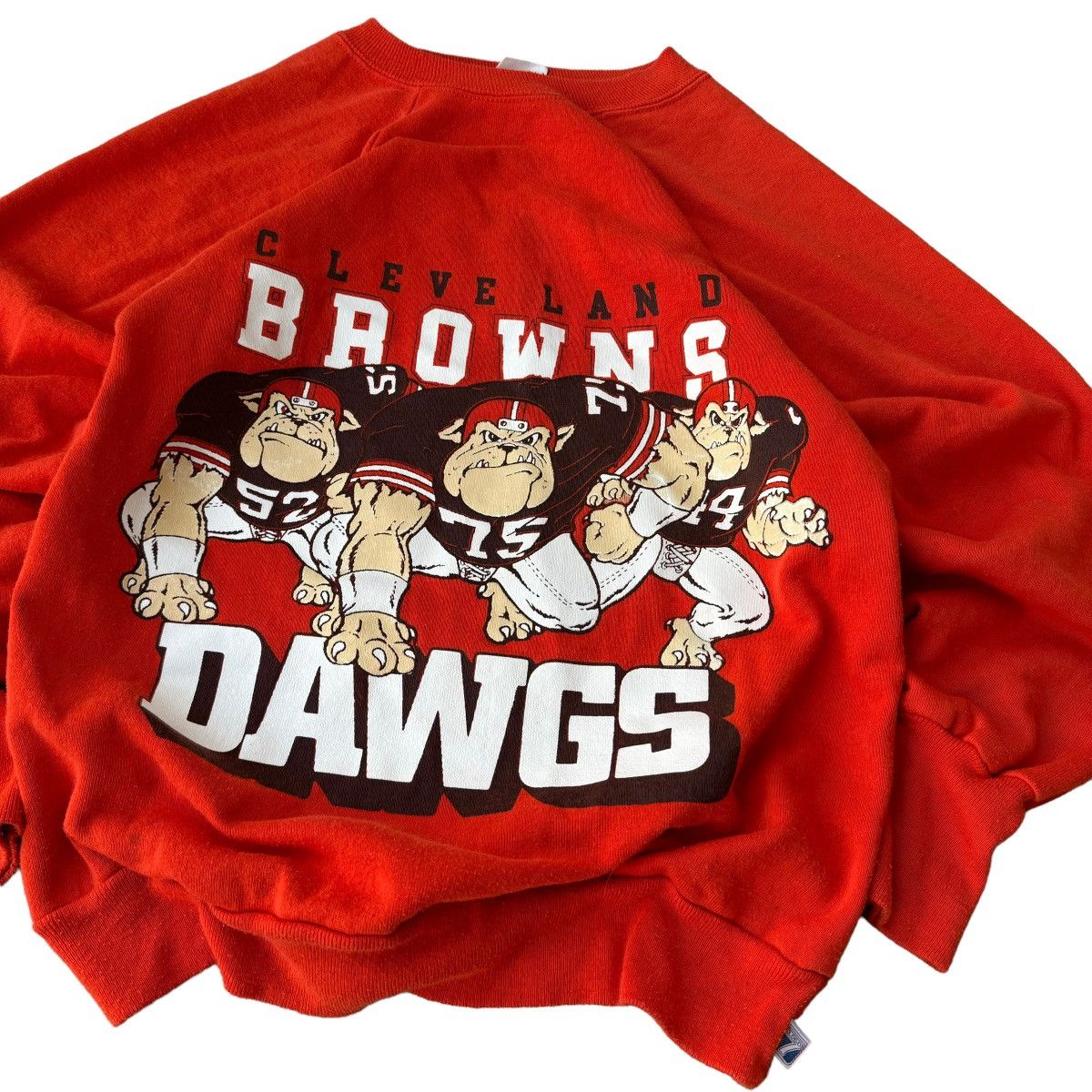 Logo 7 × NFL 80s Cleveland Browns DAWGS Graphic Sweatshirt Vintage Size US S / EU 44-46 / 1 - 2 Thumbnail