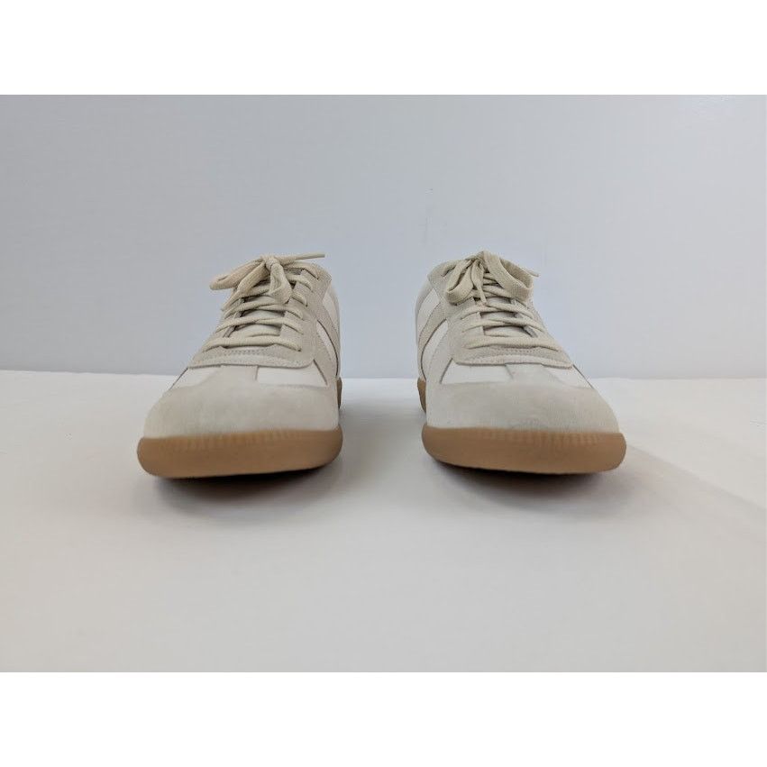 Maison Margiela o1rshd1 Leather Replica Sneaker in White / Grey Size US 12 / EU 45 - 9 Thumbnail