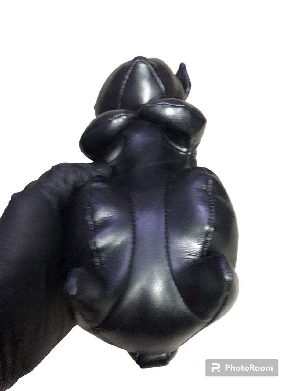 Japanese Brand Rare Black Squirrel Faux Leather Soft Toy Size ONE SIZE - 8 Thumbnail