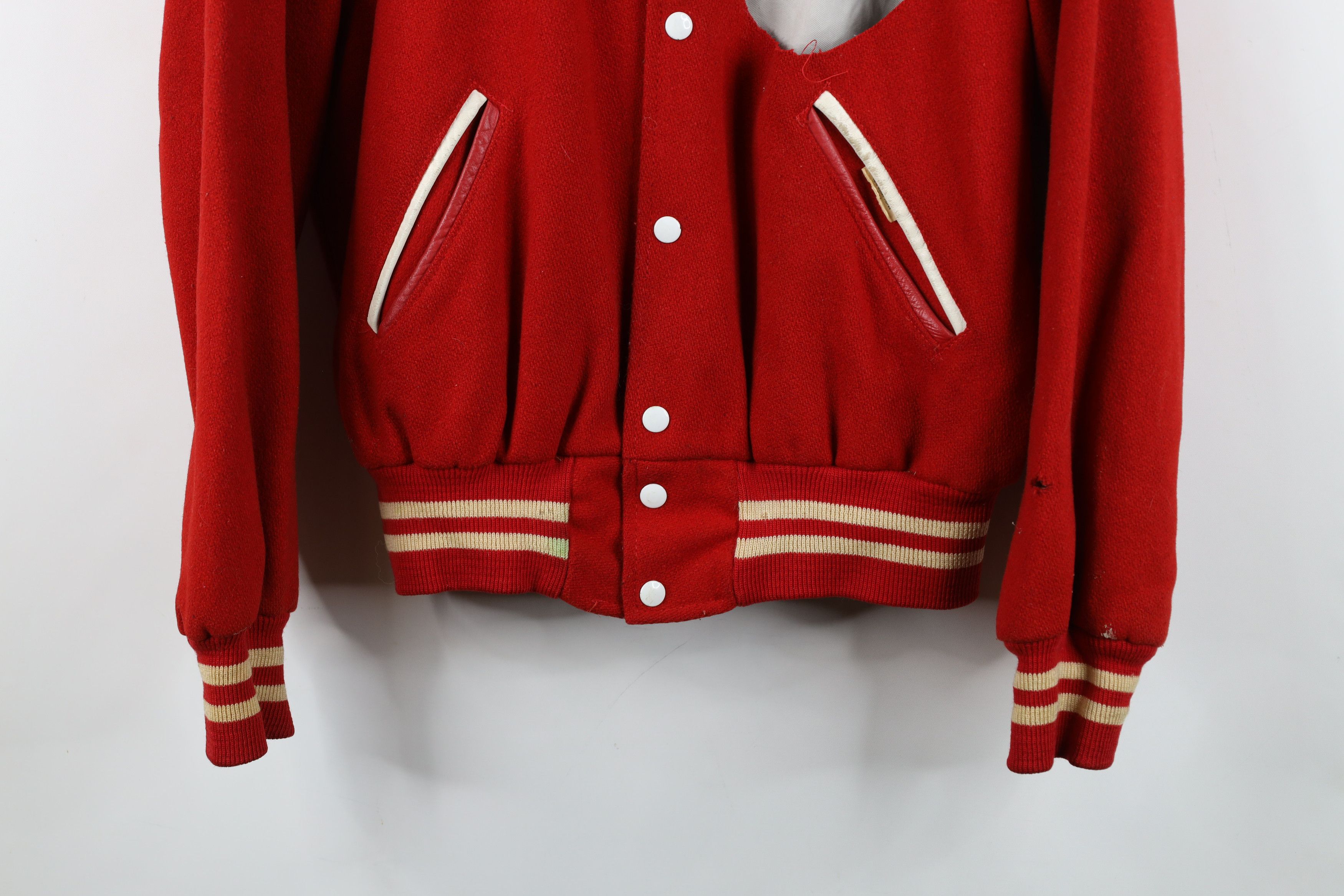 Vintage Vintage 70s Streetwear Stitch Varsity Letterman Jacket USA Size US M / EU 48-50 / 2 - 3 Thumbnail
