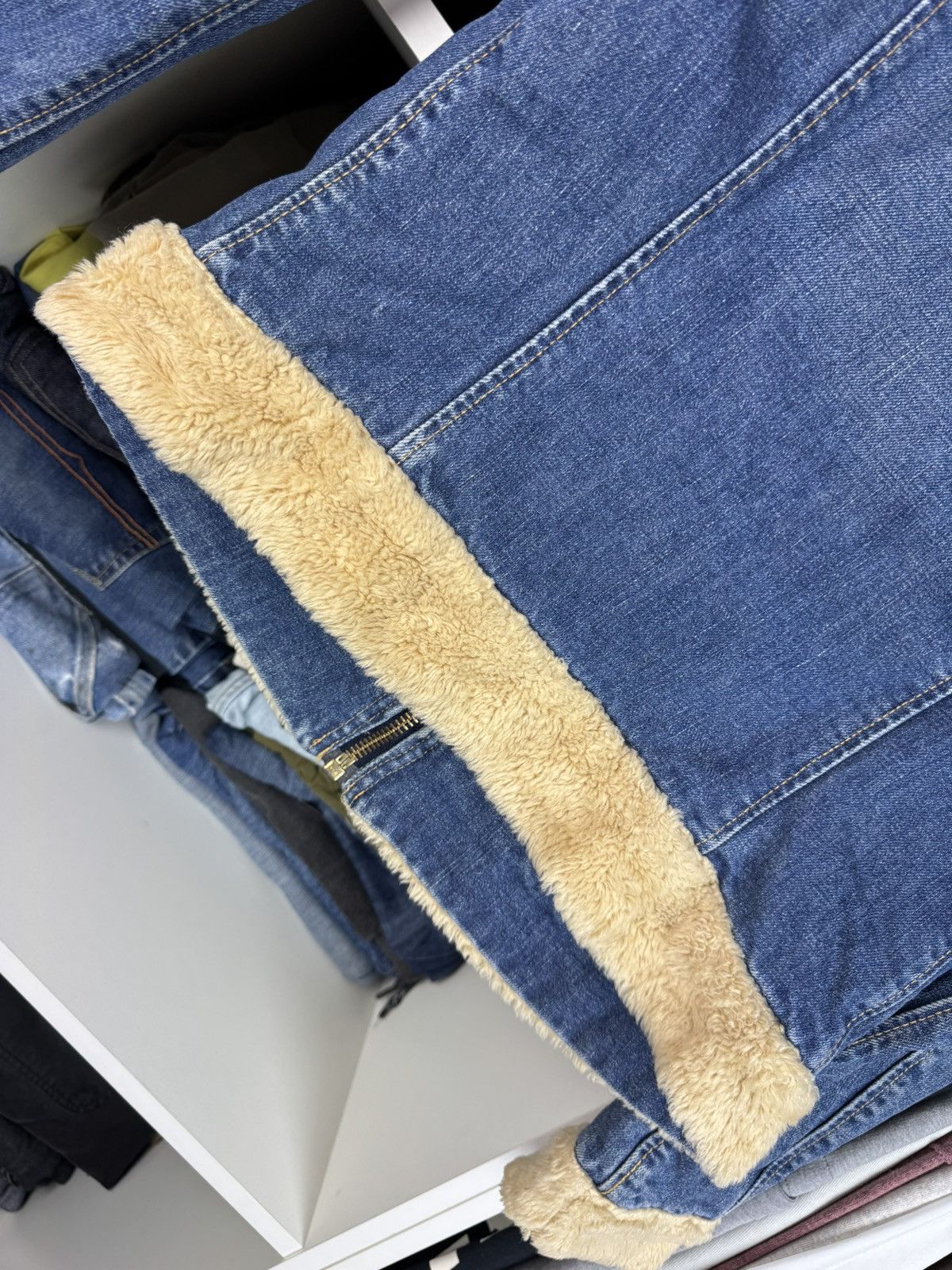 Levi's Vintage Levi's Sherpa Denim Jacket Zip Girls S Fits Women XS Size XS / US 0-2 / IT 36-38 - 22 Thumbnail