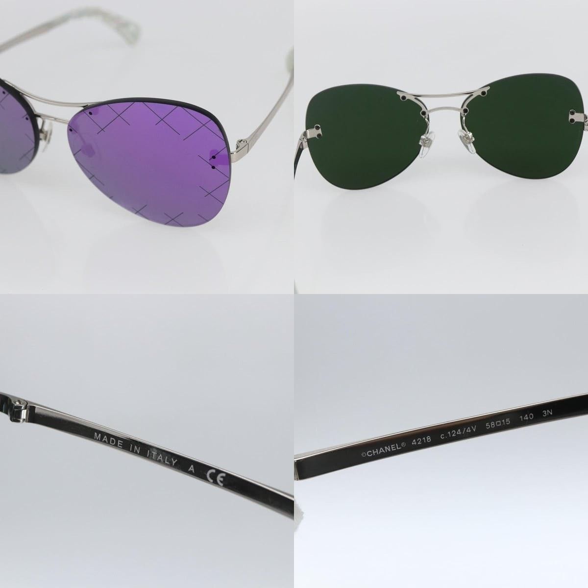 Chanel Chanel CC Metal Sunglasses Size ONE SIZE - 4 Thumbnail