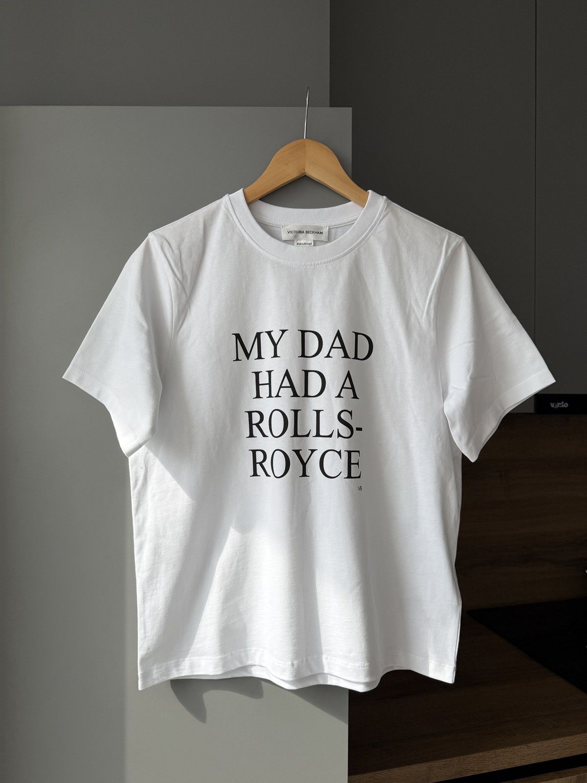 Victoria Beckham Victoria Beckham “My Dad Had a Rolls-Royce” T-Shirt Size XS / US 0-2 / IT 36-38 - 1 Thumbnail