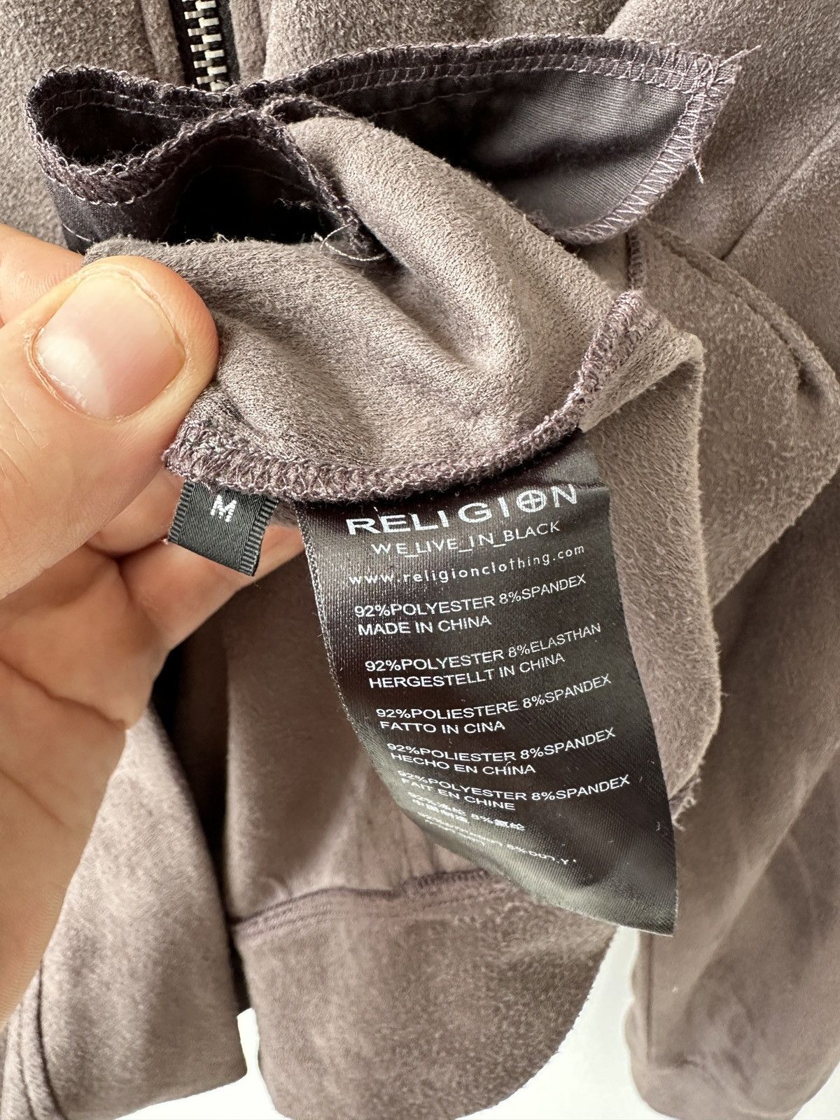 Japanese Brand Religion Bomber Jacket like suede Size US M / EU 48-50 / 2 - 7 Thumbnail