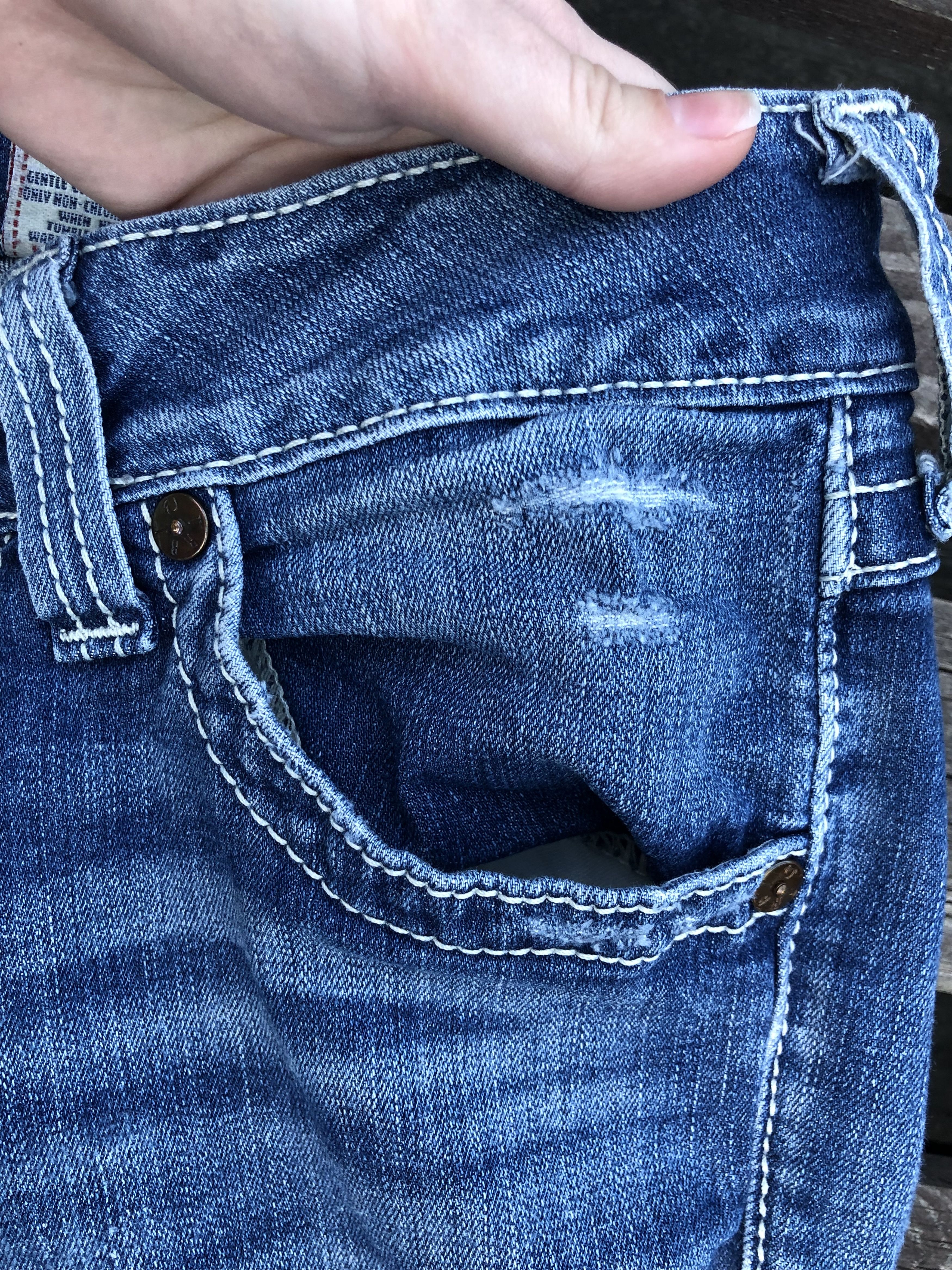 True Religion Vintage Y2K True Religion Straight Denim Jeans Size 28 Size 28" / US 6 / IT 42 - 11 Thumbnail