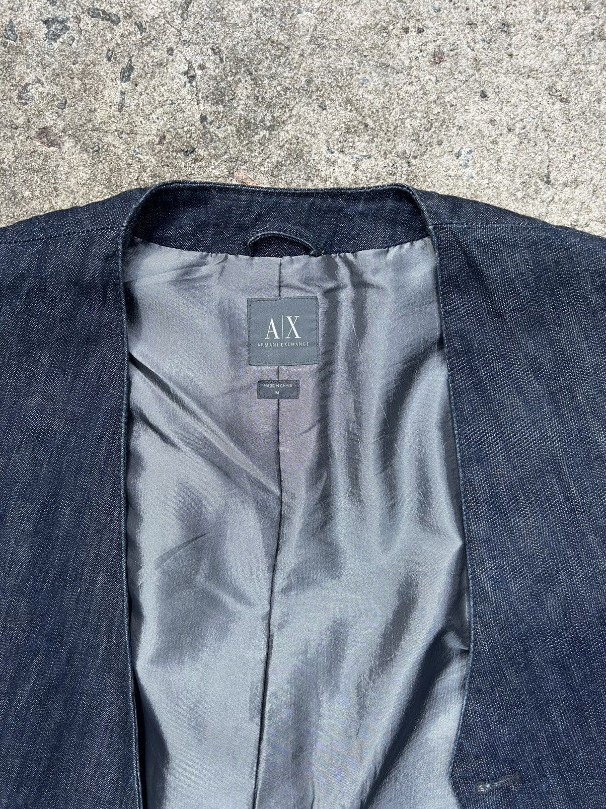 Armani Exchange Armani Exchange Denim Vest Size US M / EU 48-50 / 2 - 3 Thumbnail