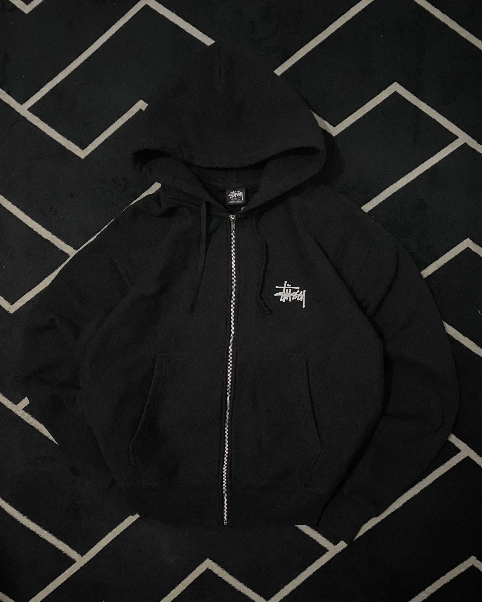 Stussy Stussy Outline Zip Hoodie | Grailed