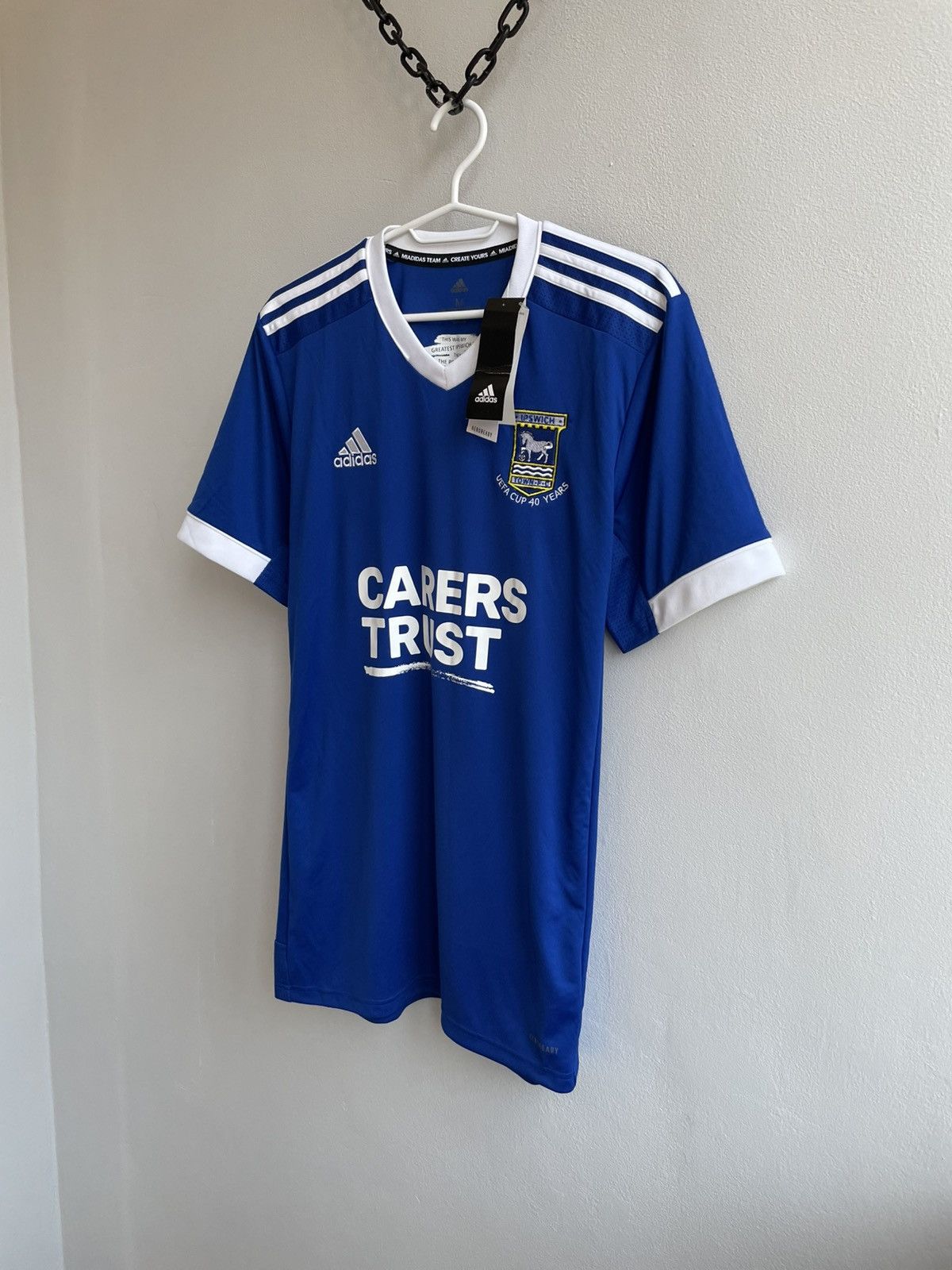 Adidas NEW IPSWICH TOWN 2020 2021 HOME SOCCER JERSEY FOOTBALL SHIRT Size US M / EU 48-50 / 2 - 2 Thumbnail