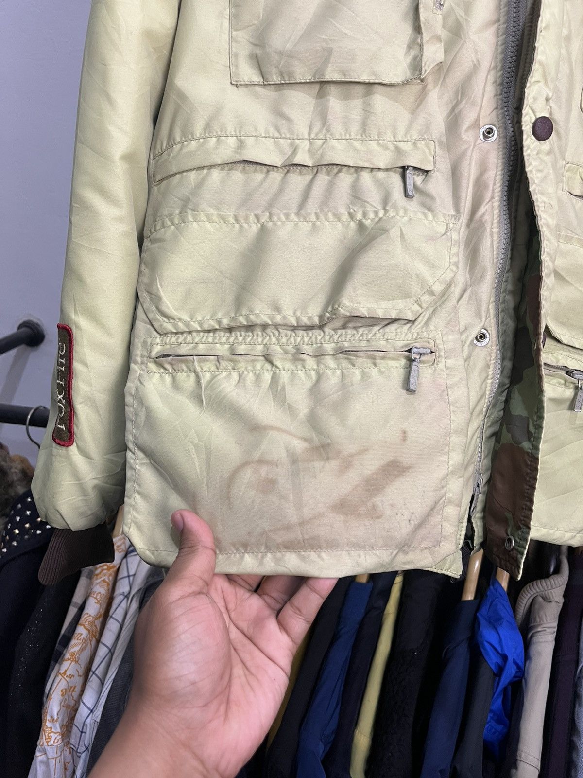 Montbell 1990s Montbell Reversible Camo Down Jacket Size US L / EU 52-54 / 3 - 14 Thumbnail