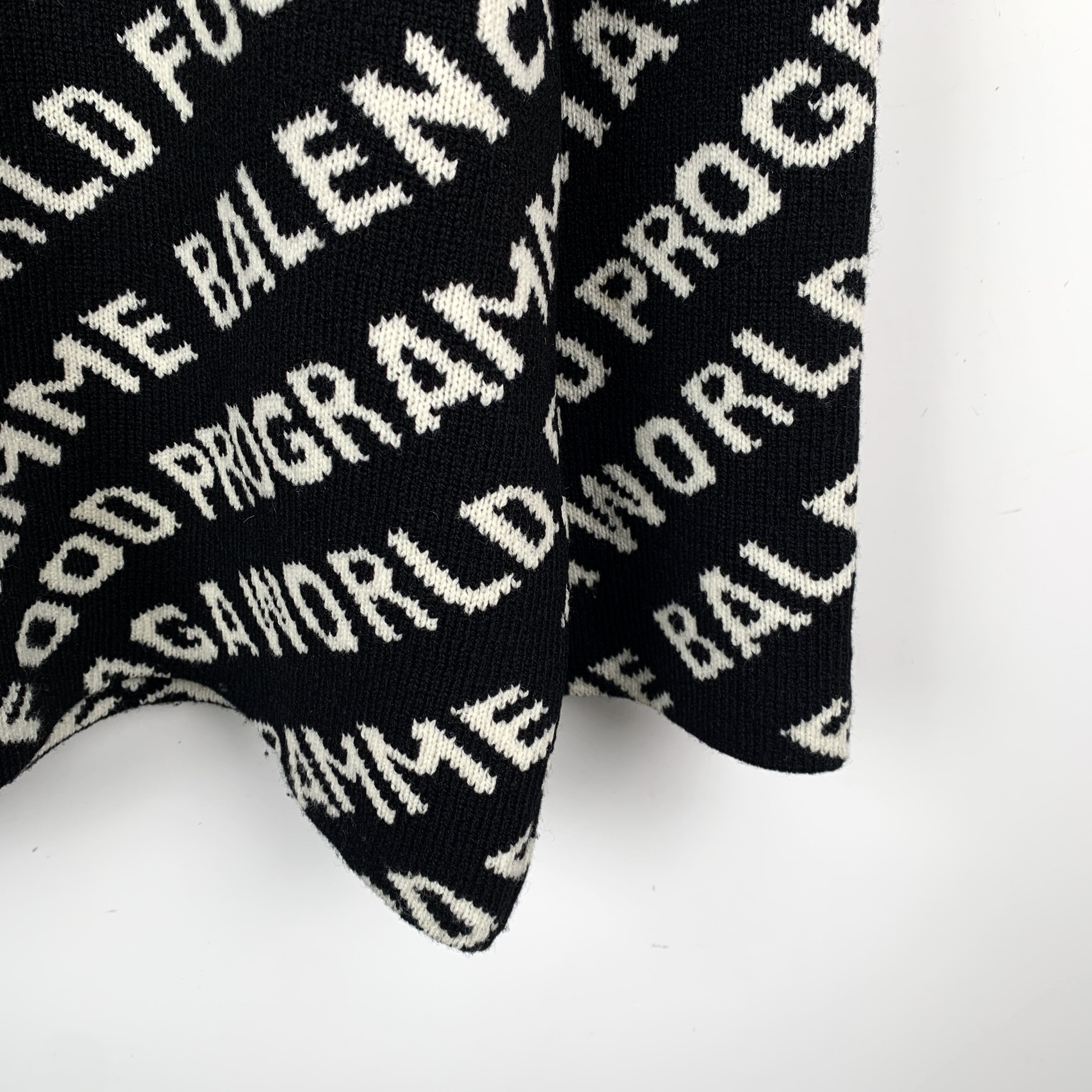 Balenciaga Balenciaga Printed-crewneck wool sweater Size M / US 6-8 / IT 42-44 - 8 Thumbnail