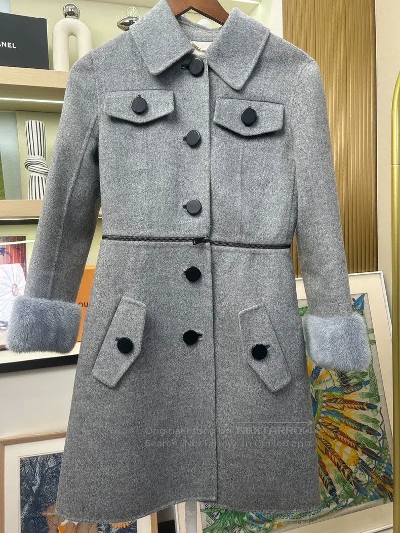 Fendi Fendi Gray Mink Fur Coat Size XS / US 0-2 / IT 36-38 - 1 Thumbnail