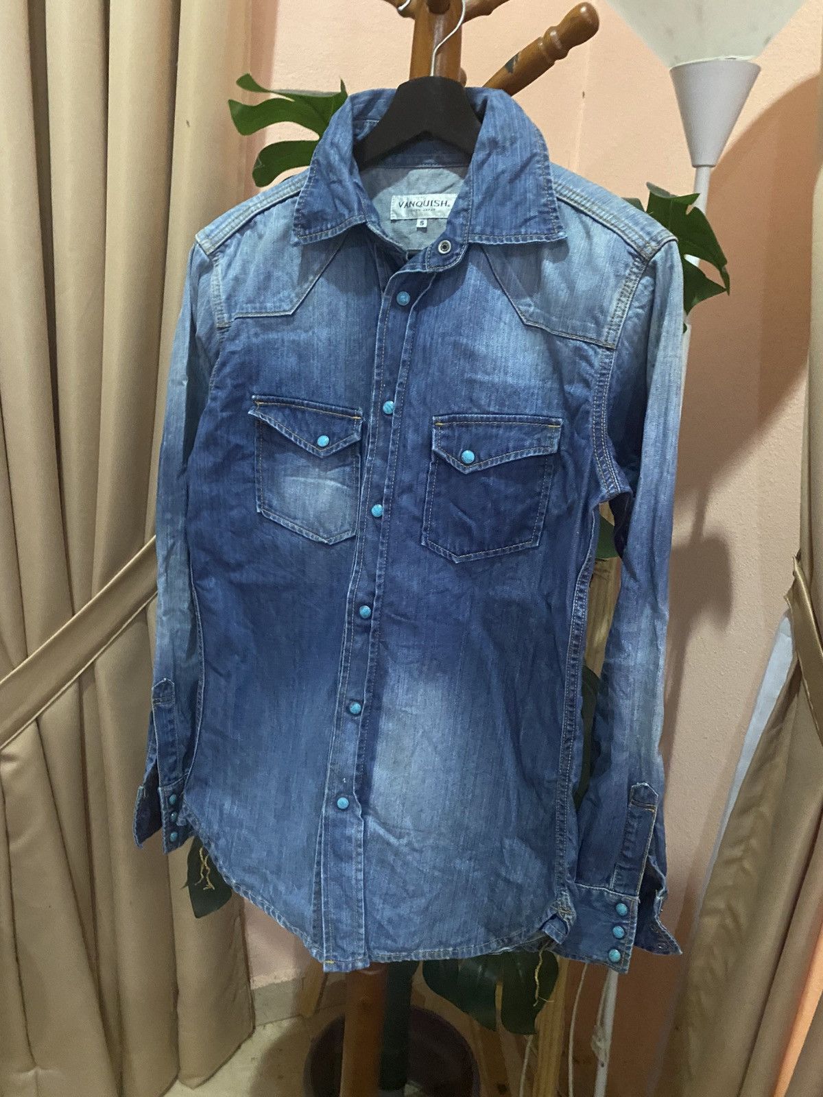 Vanquish Vanquish Tokyo Japan Men’s Denim Western Shirt – Vintage Size US S / EU 44-46 / 1 - 4 Thumbnail