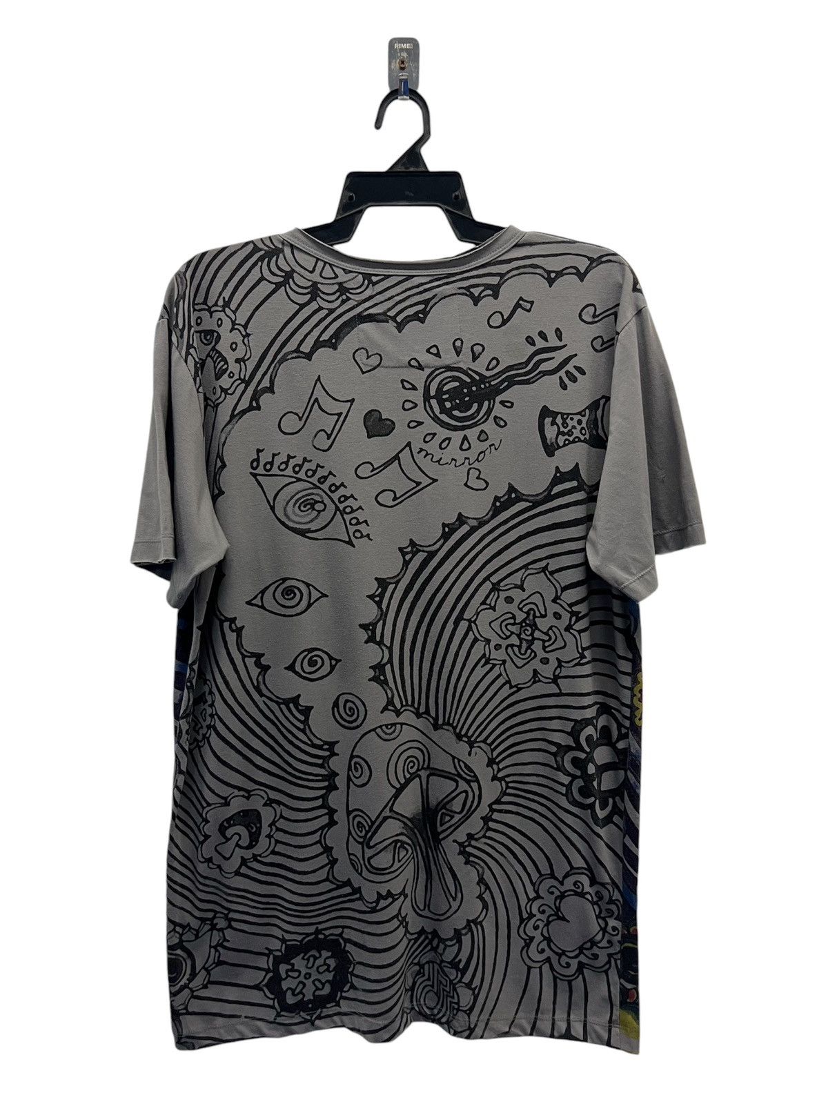 Japanese Brand × Vintage VINTAGE MIRROR LSD MUSHROOM MULTICOLOUR ALL PRINT SHIRT Size US L / EU 52-54 / 3 - 2 Thumbnail