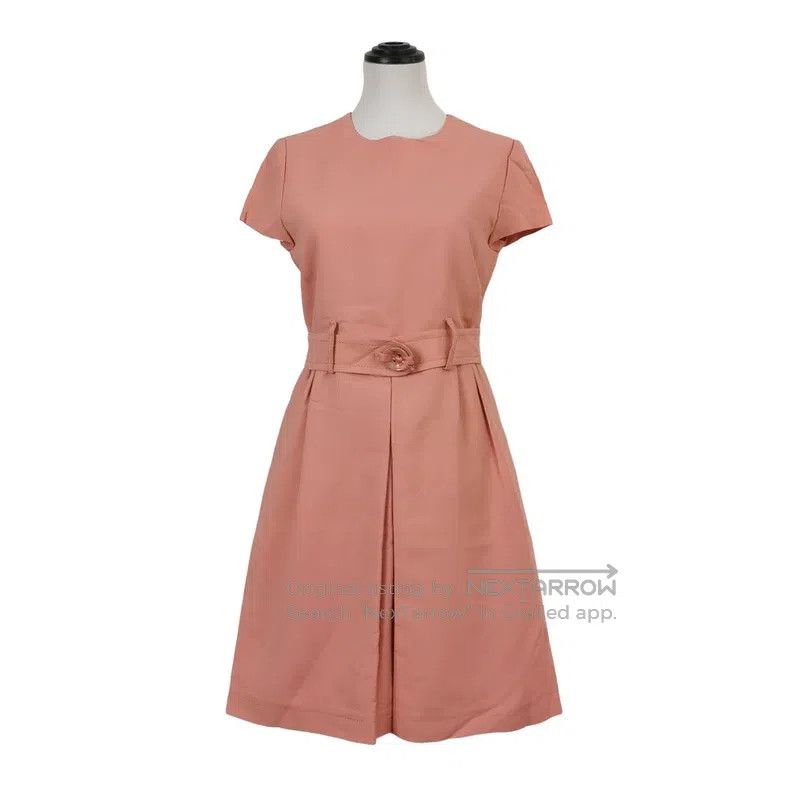 Valentino Valentino Solid color crew neck dress Size S / US 4 / IT 40 - 1 Thumbnail