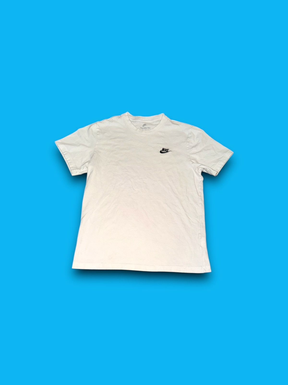 Nike The Nike tee embroidered logo essential t-shirt white medium Size US M / EU 48-50 / 2 - 2 Thumbnail