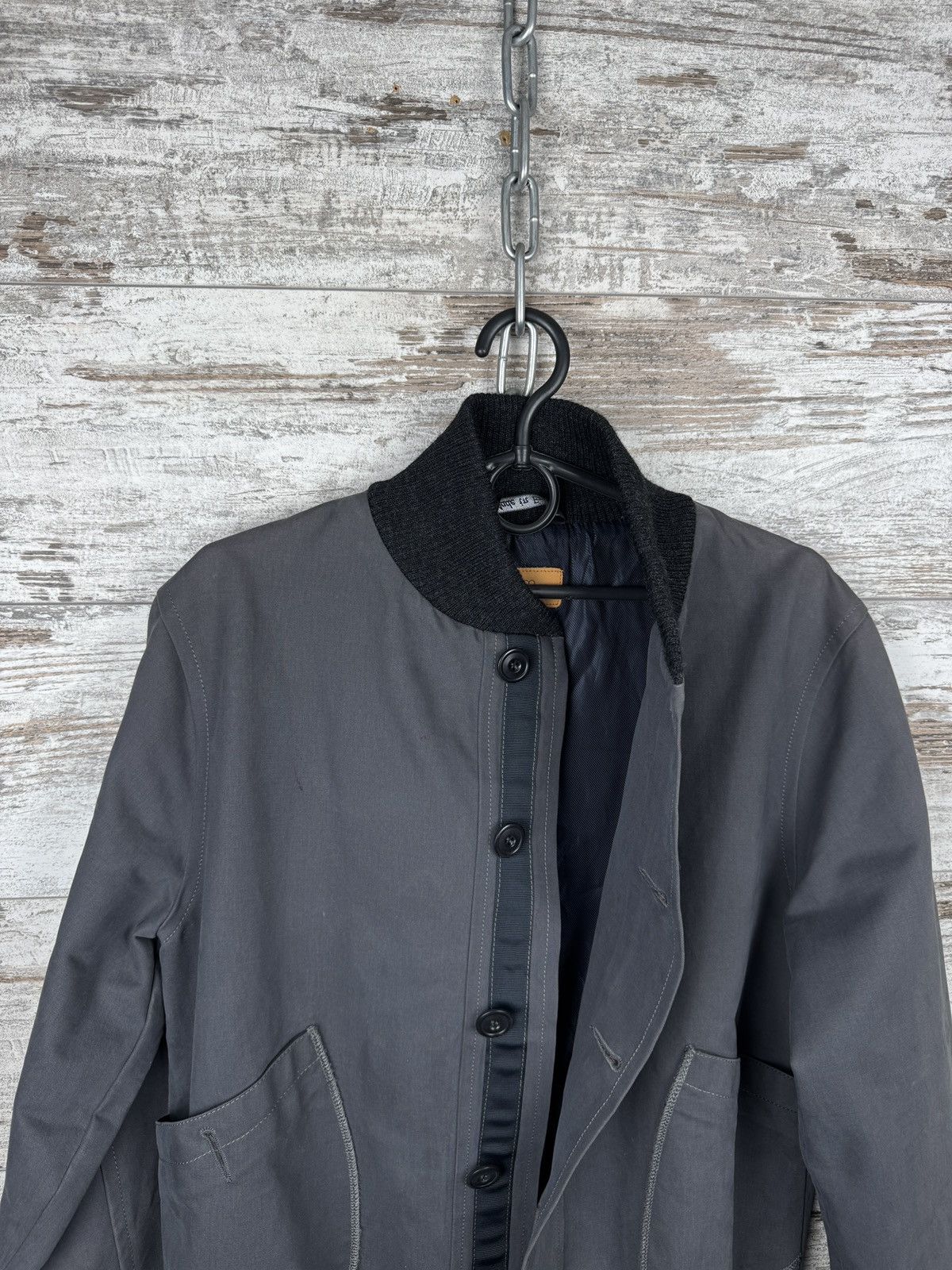 Albam Mens Vintage Albam bombers made in England jacket grey Size US S / EU 44-46 / 1 - 12 Thumbnail
