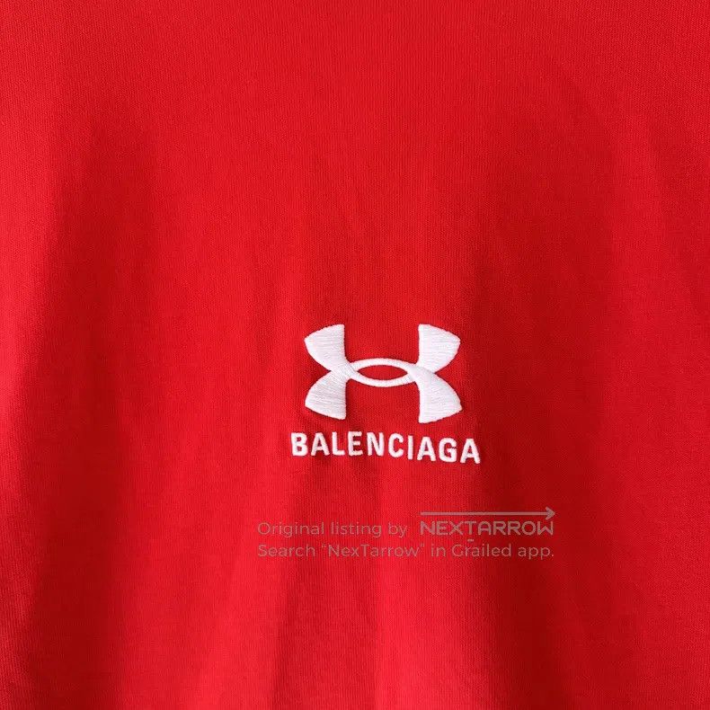 Balenciaga Balenciaga Red Short Sleeve T-Shirt Size US S / EU 44-46 / 1 - 7 Thumbnail