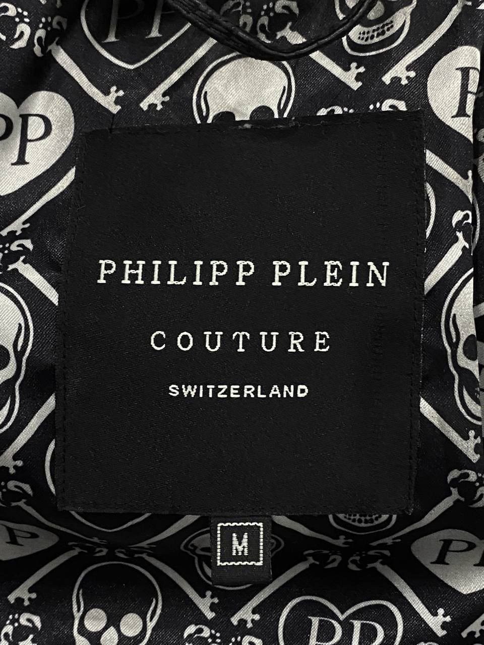 Philipp Plein Philipp Plein Leather Leather & Fur Glamour Jacket Size M / US 6-8 / IT 42-44 - 4 Thumbnail