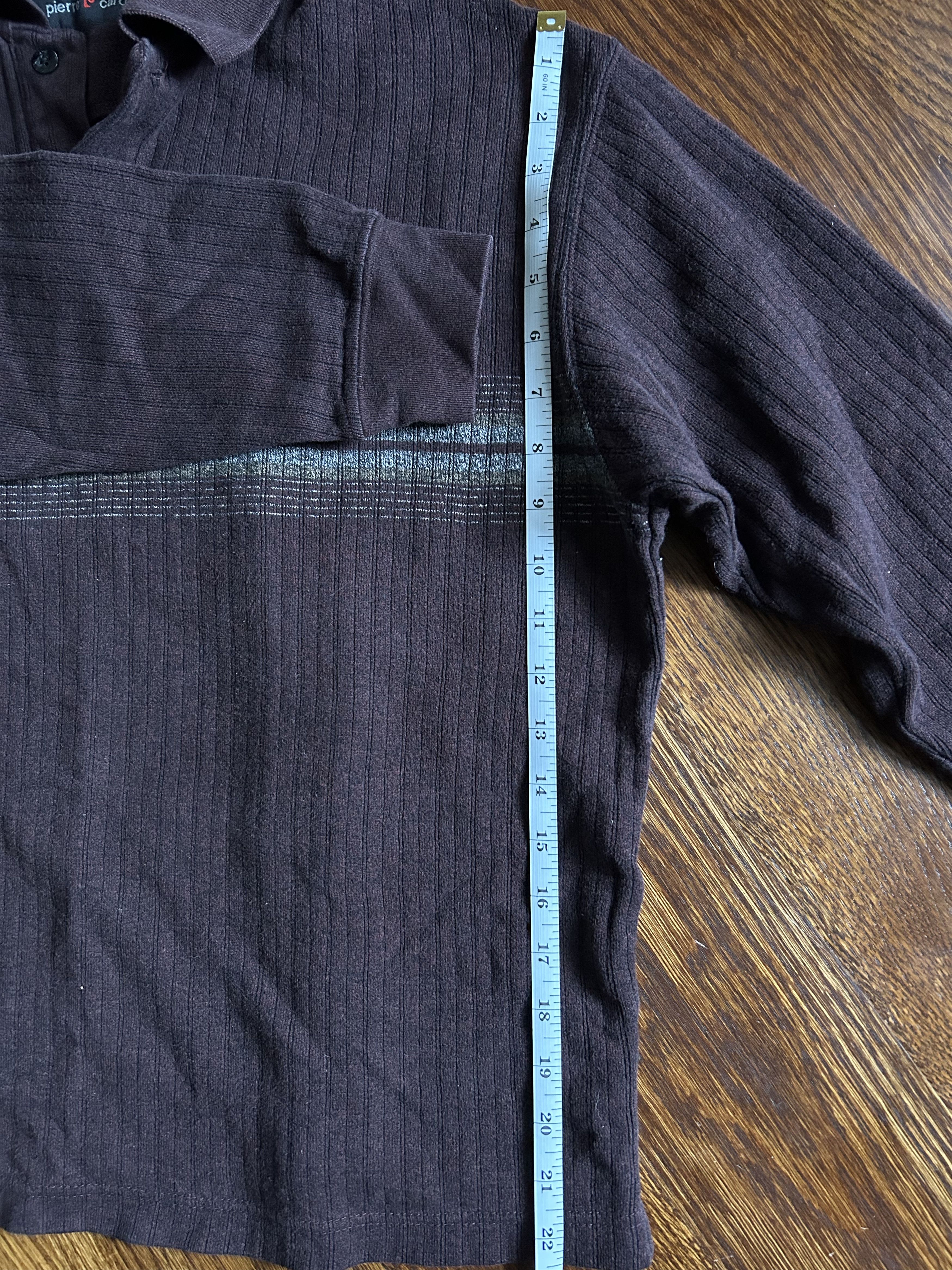 Pierre Cardin 1990's PIERRE CARDIN FRENCH QUARTER BUTTON KNIT - M × 1 Size US M / EU 48-50 / 2 - 4 Thumbnail