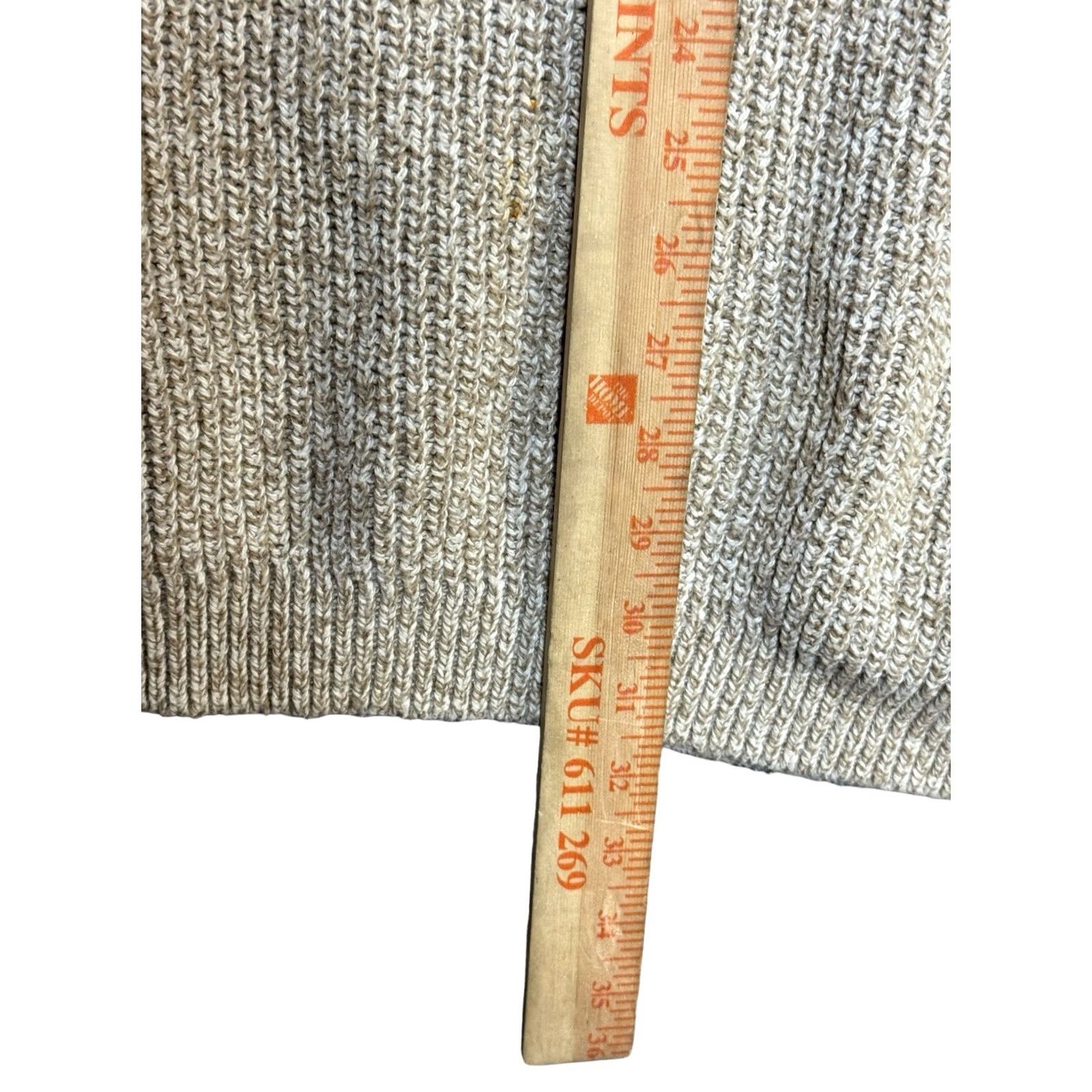 Eddie Bauer VINTAGE Eddie Bauer Fisherman's Sweater Mens XL Tall Cotton Knit Pullover Tan Size US XL / EU 56 / 4 - 4 Thumbnail