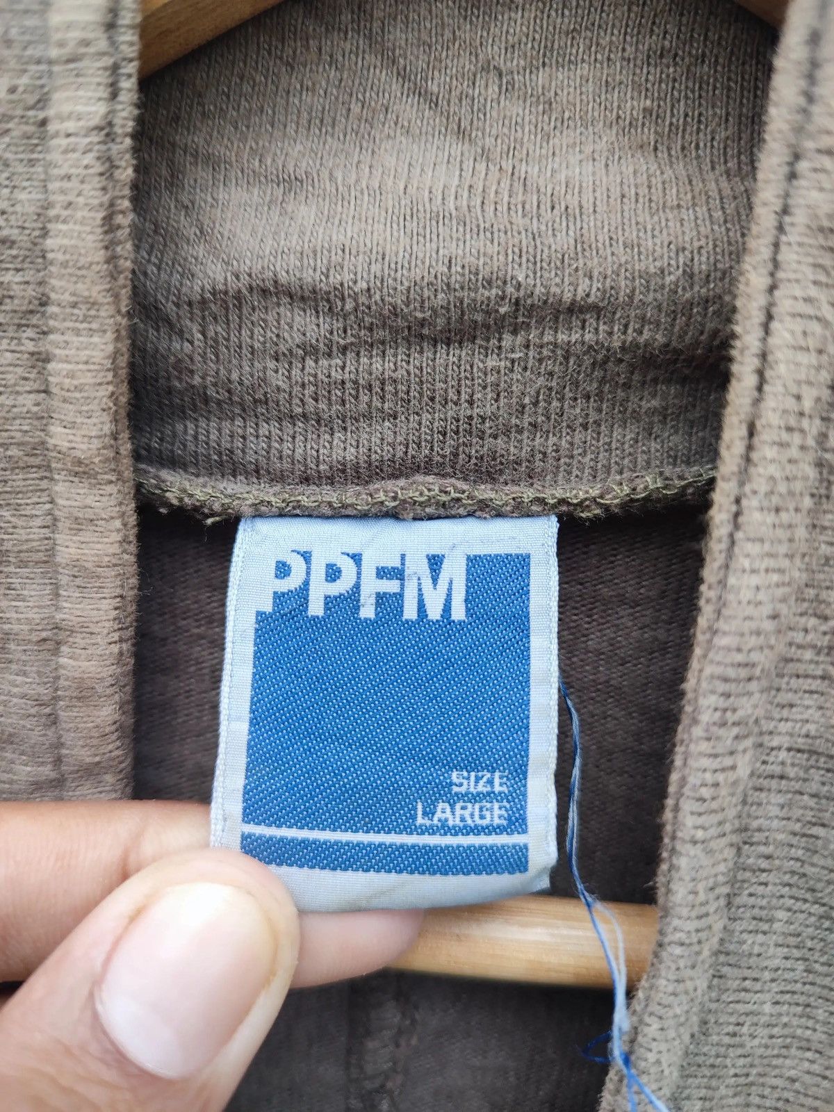 Japanese Brand Vintage PPFM (Peyton Place For Men) Drape Cardigan Jacket Size US L / EU 52-54 / 3 - 12 Thumbnail