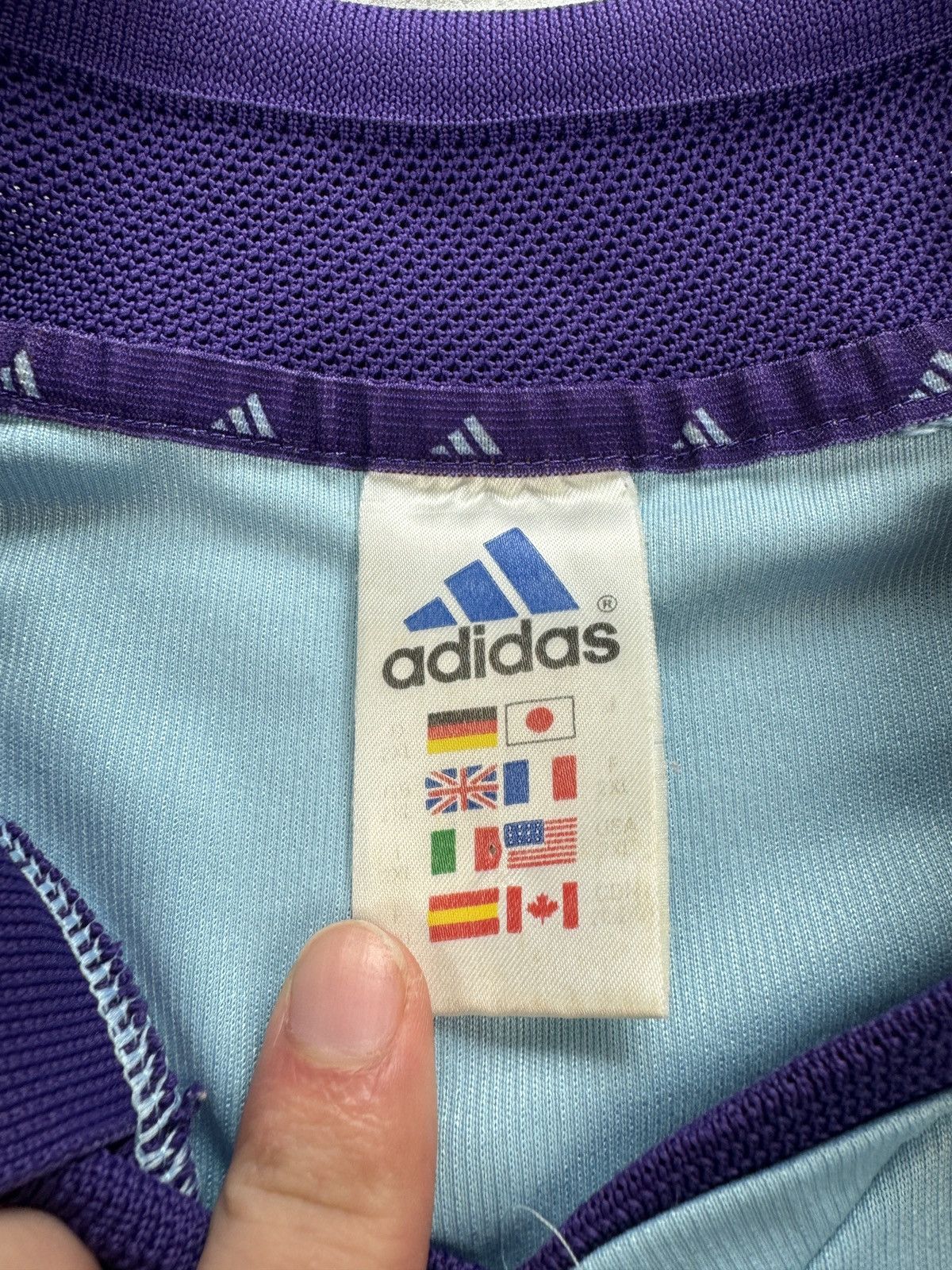 Adidas × Vintage Adidas R.S.C Anderlecht football jersey vintage rare soccer Size US XL / EU 56 / 4 - 9 Thumbnail
